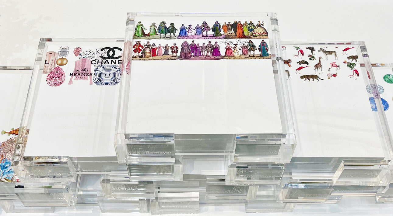 NOTECARDS / ACRYLIC HOLDERS