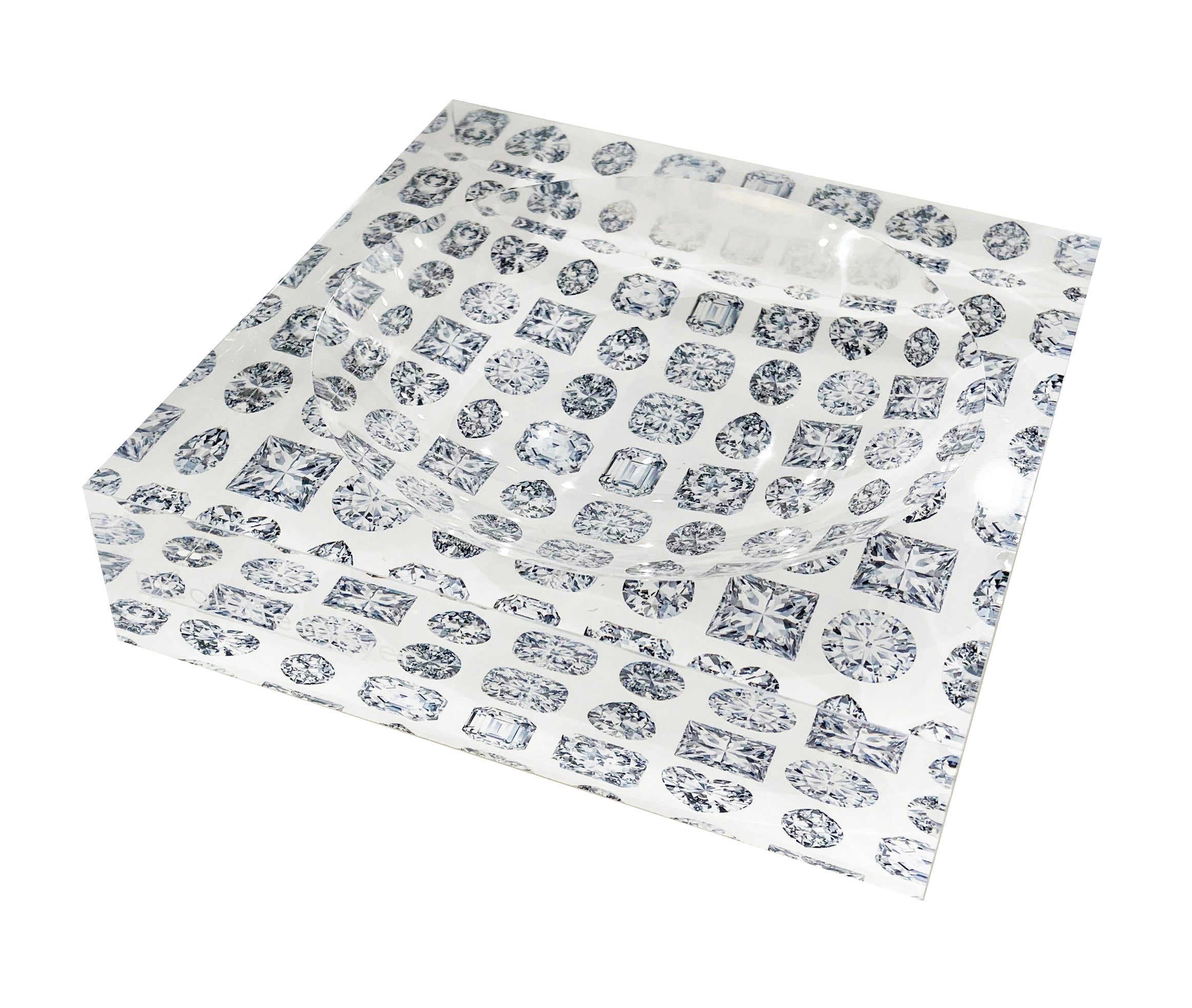 Bougie Diamonds Ice Acrylic Candy Catchall Dish