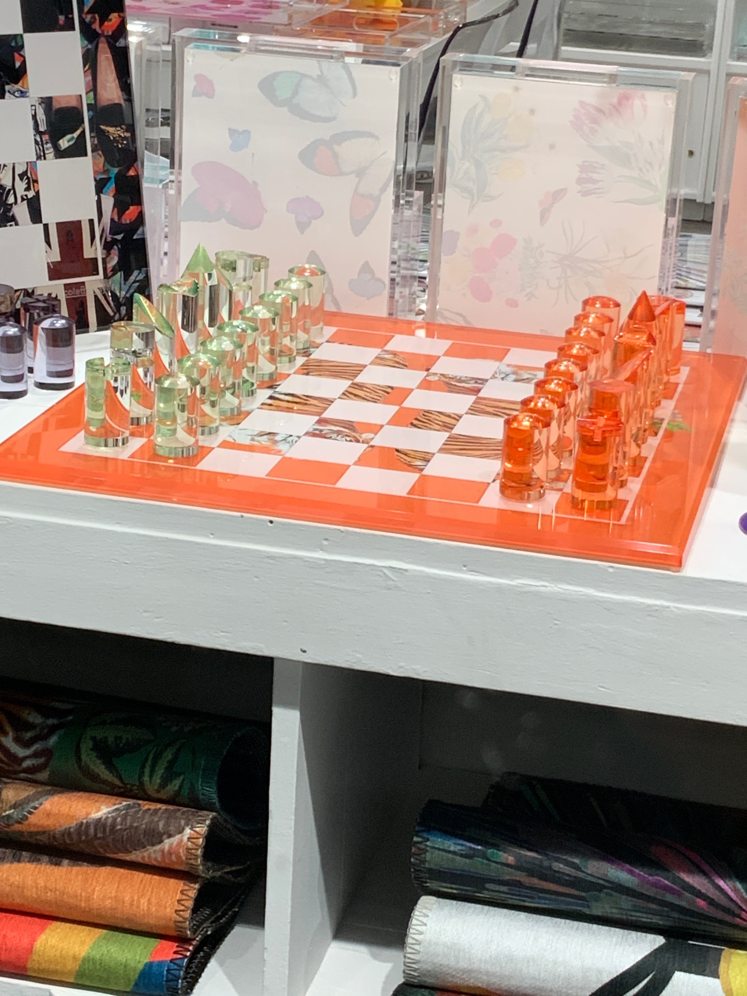Tiger Seeing Double Orange Chess