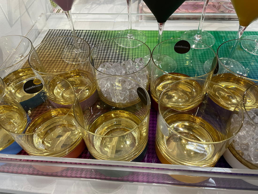 ORO24k Crystal 24k Whiskey/ Double Old Fashioned Set of 2