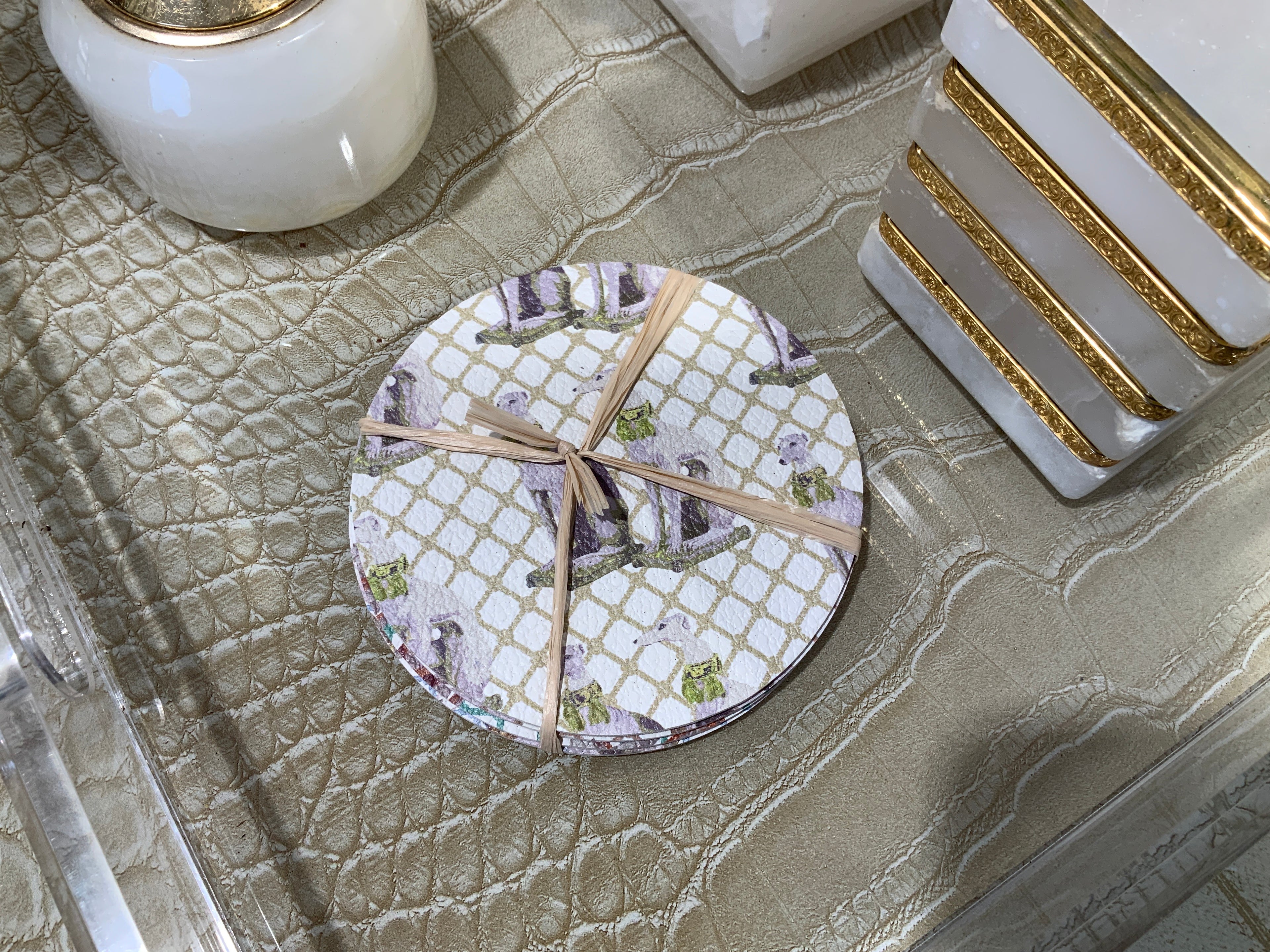 Regal Greyhound Untersetzer 4er Set