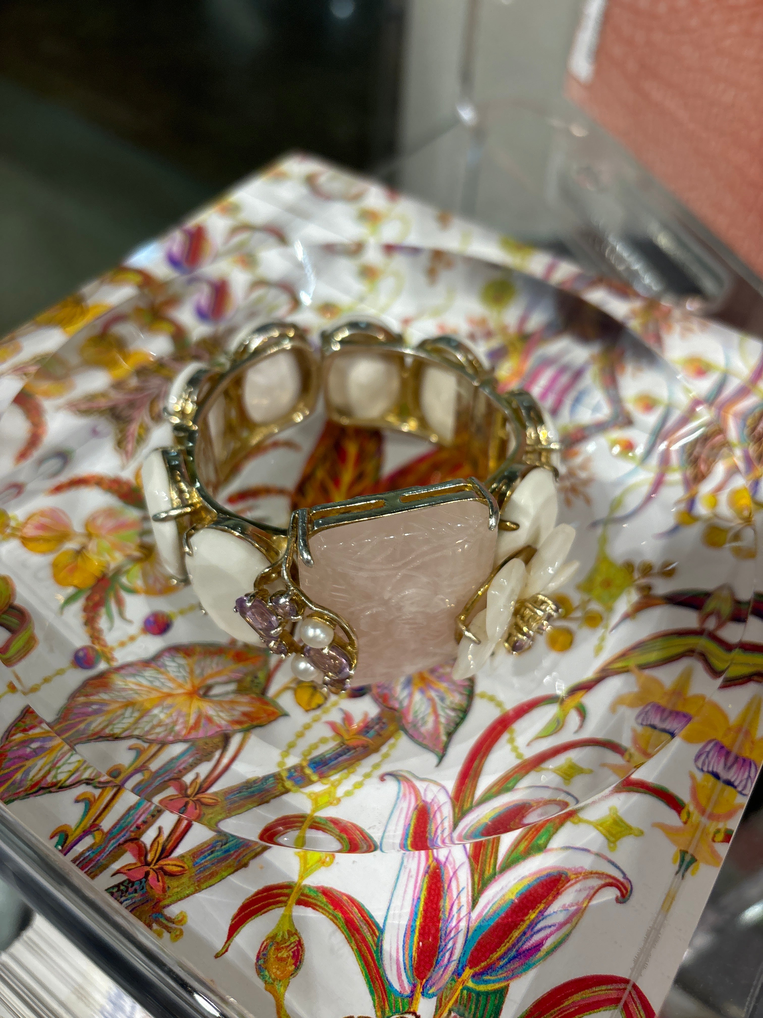 Amazonia Splendor Acrylic Candy Catchall Dish - nicolettemayer.com