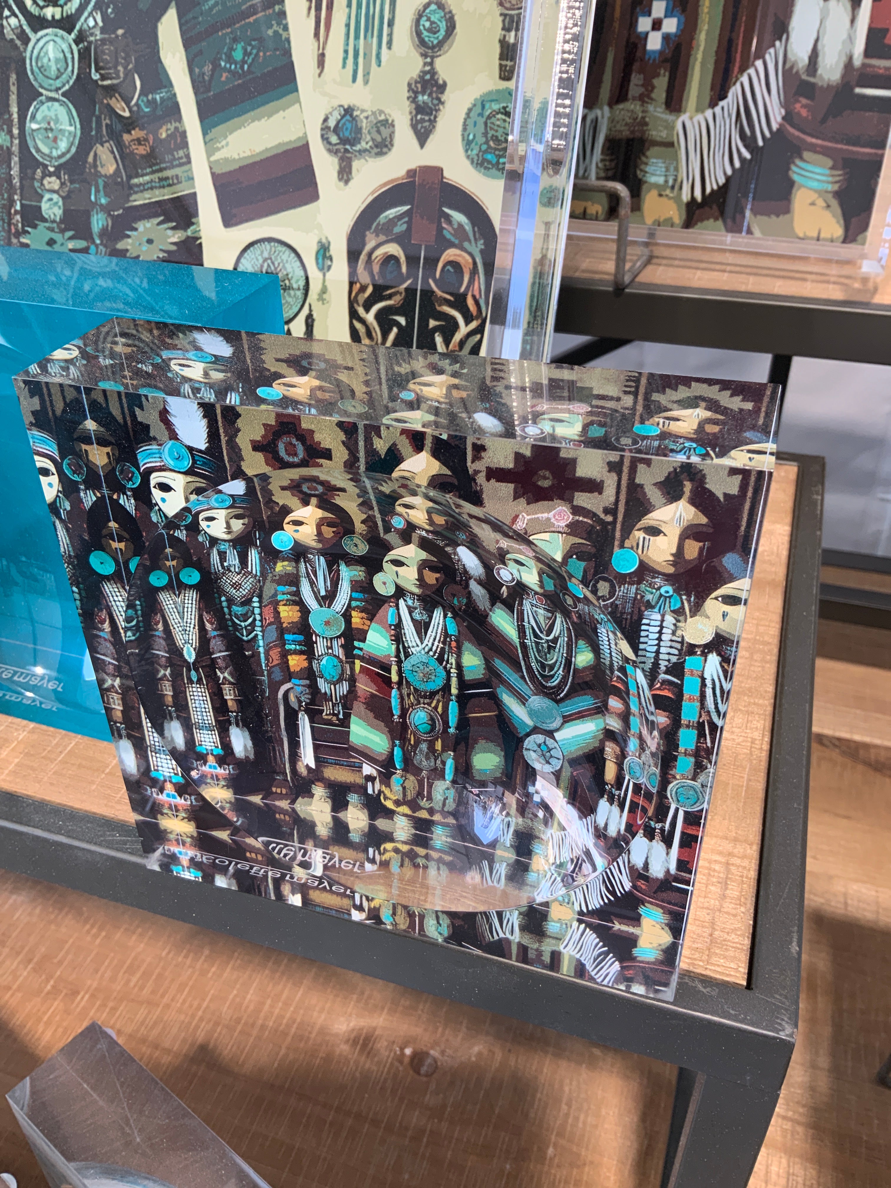 Kachina Dolls Inspired Collection Acrylic Candy Catchall Dish