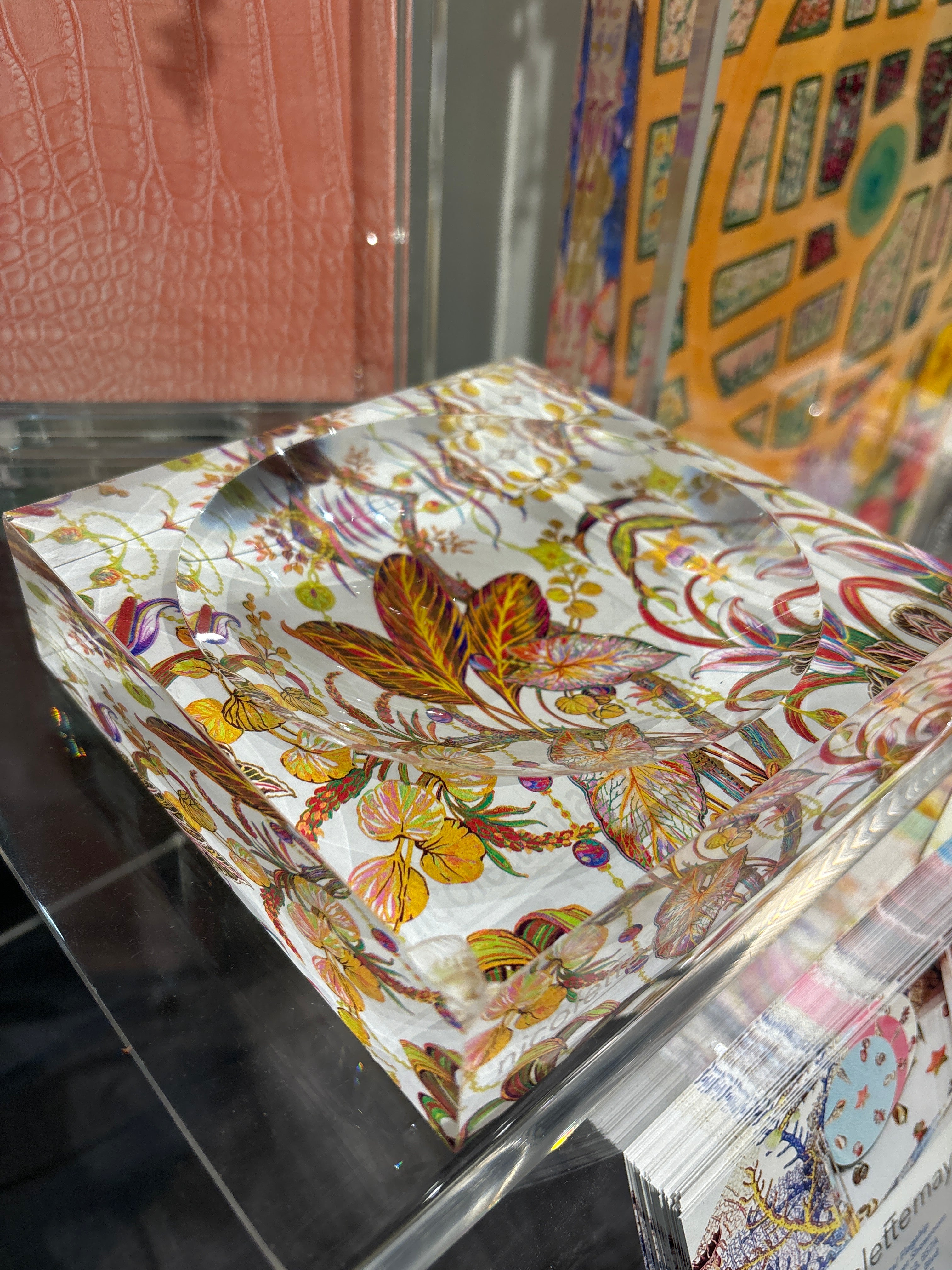 Amazonia Splendor Acrylic Candy Catchall Dish - nicolettemayer.com