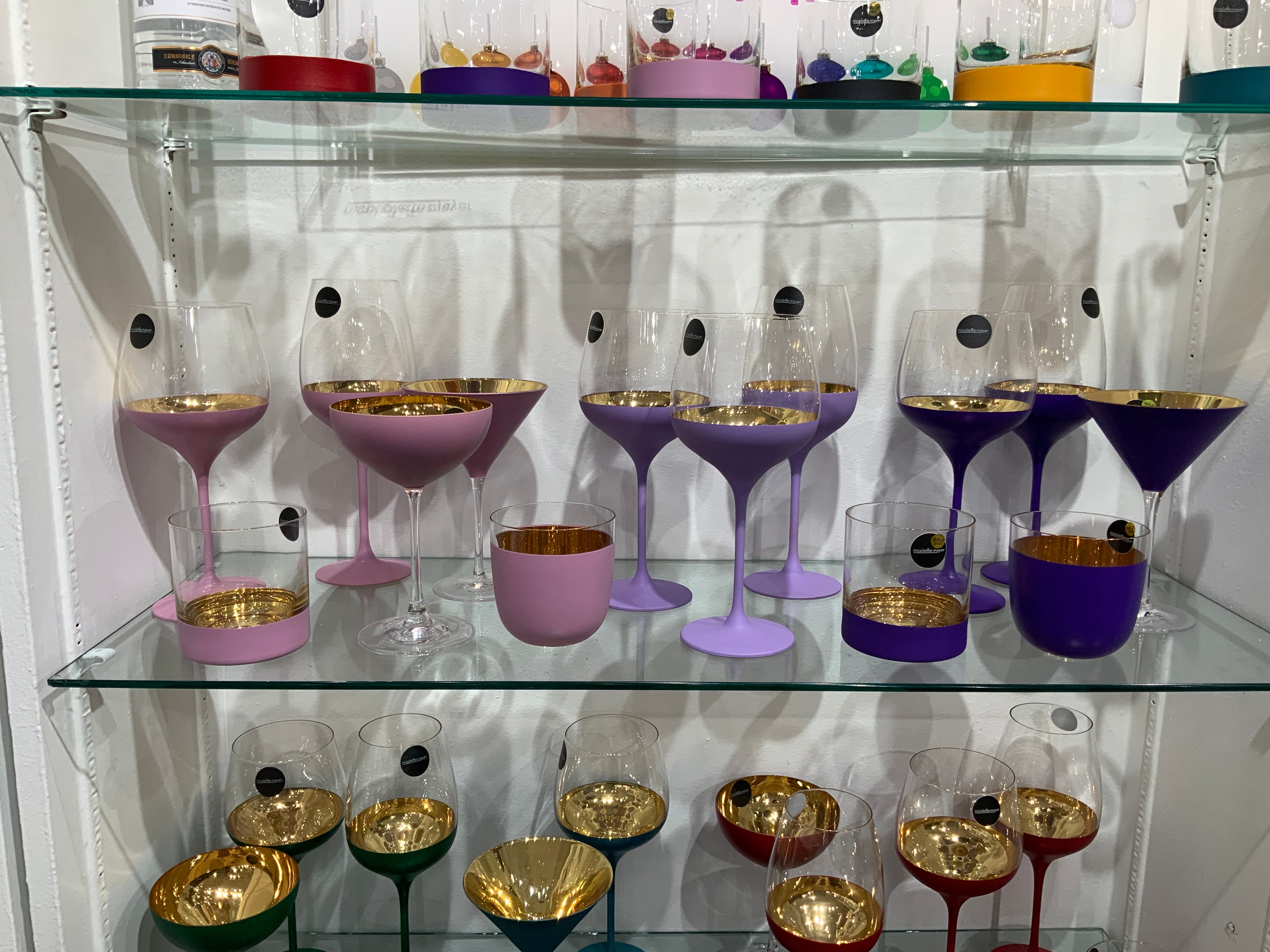 ORO24k Martini Crystal 24k Glass, Set of 2