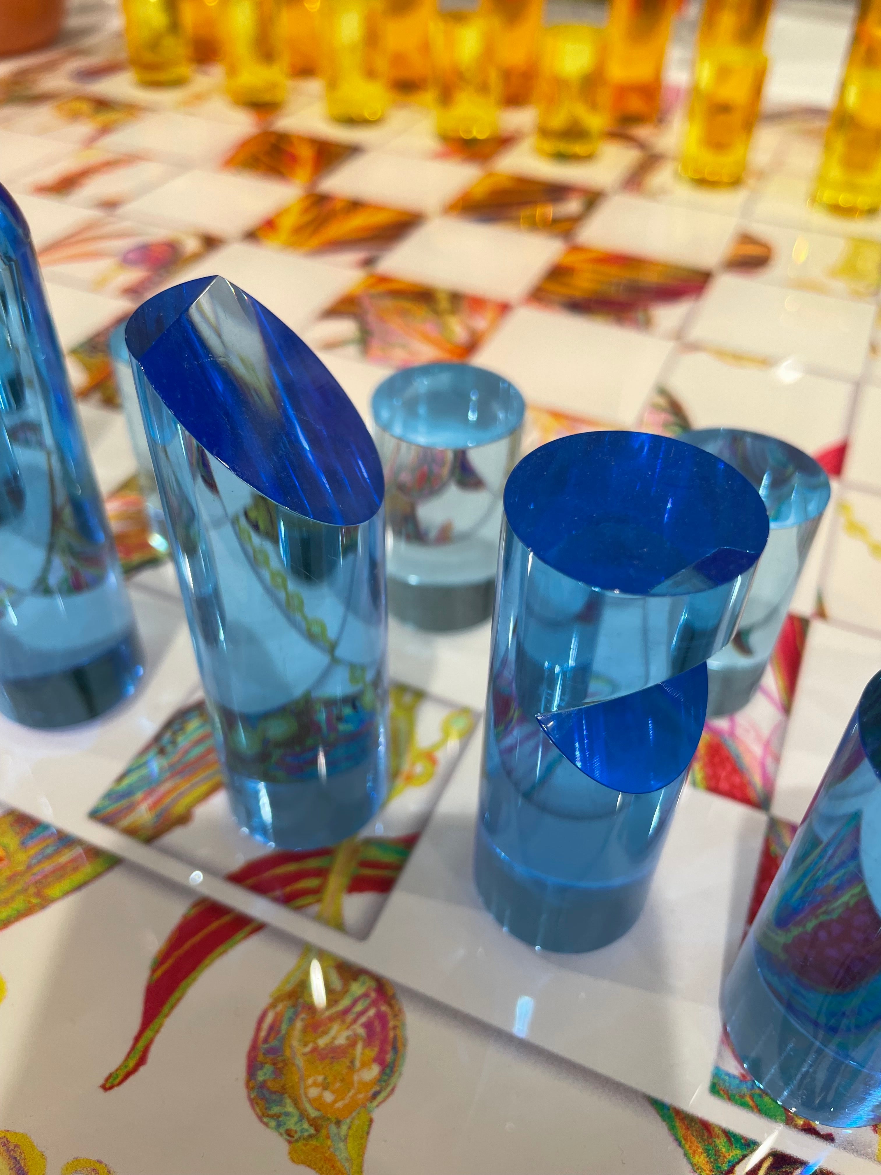 Amazonia Splendor Acrylic Chess
