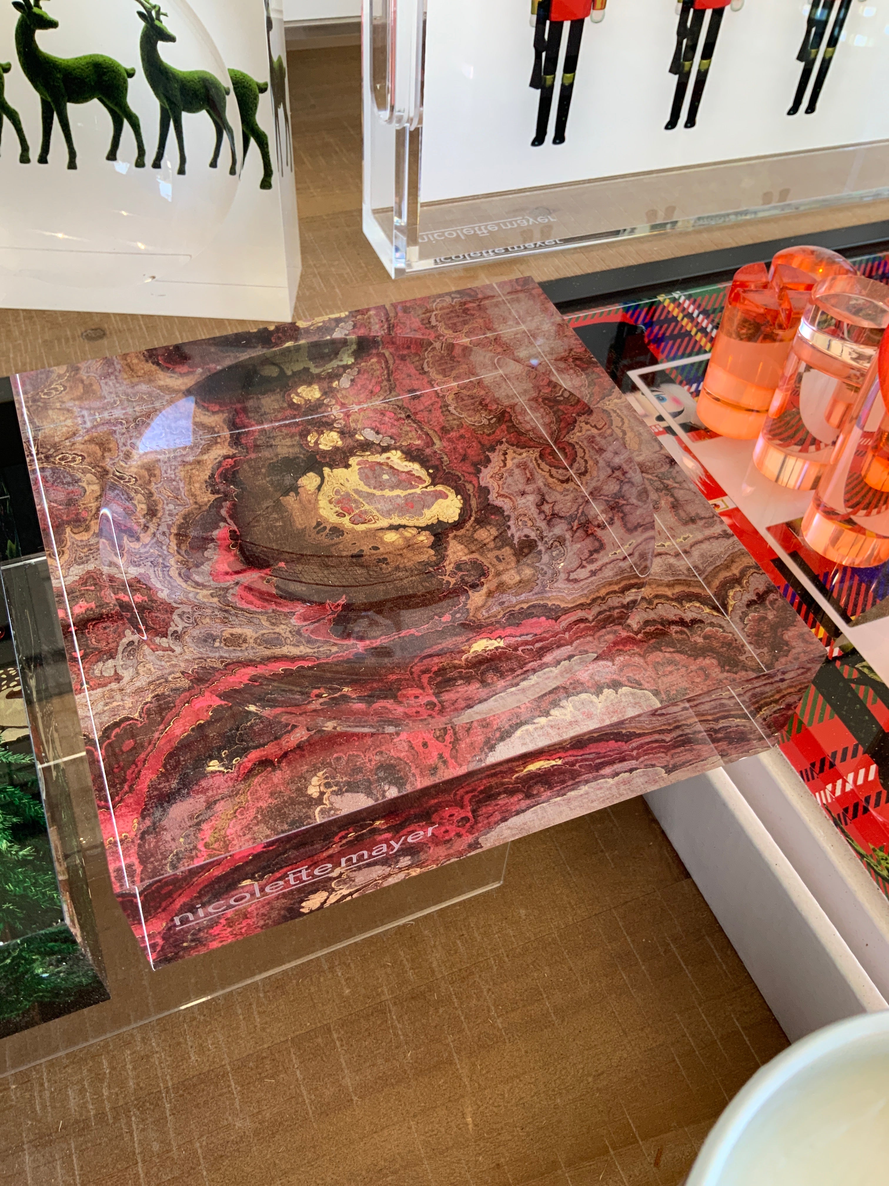 Agate Roccocco Acrylic Candy Catchall Dish