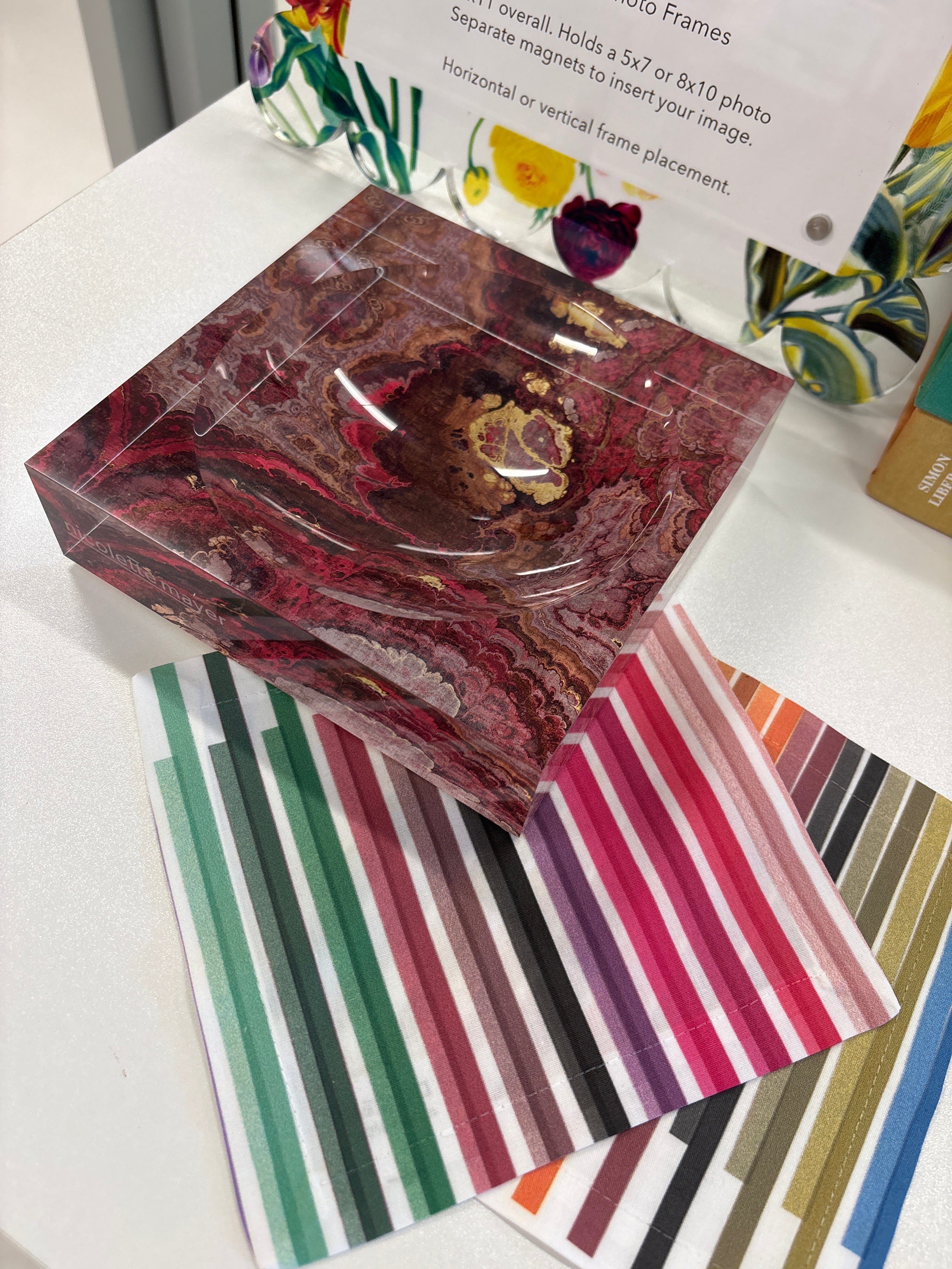 Agate Roccocco Acrylic Candy Catchall Dish