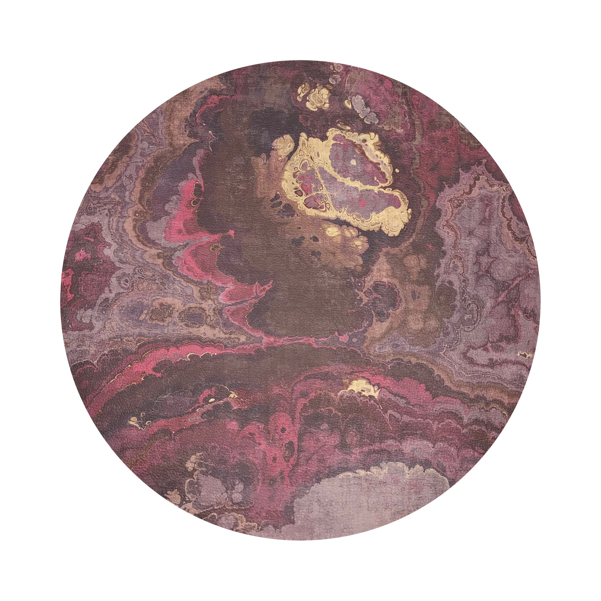 Agate Rococco 16" Round Pebble Placemats, Set Of 4 - nicolettemayer.com