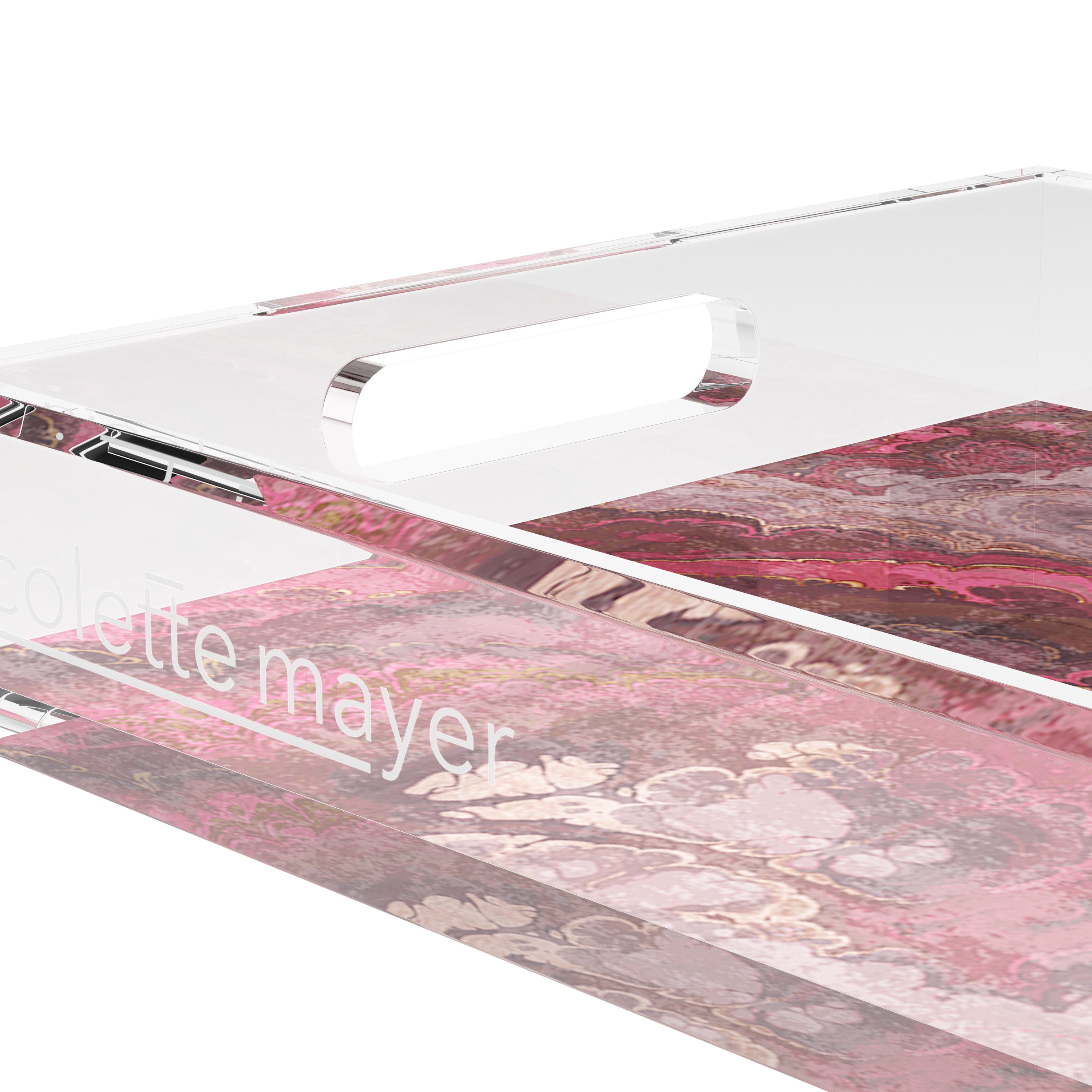 Agate Rococco 12.5X7.75 Acrylic Tray - nicolettemayer.com