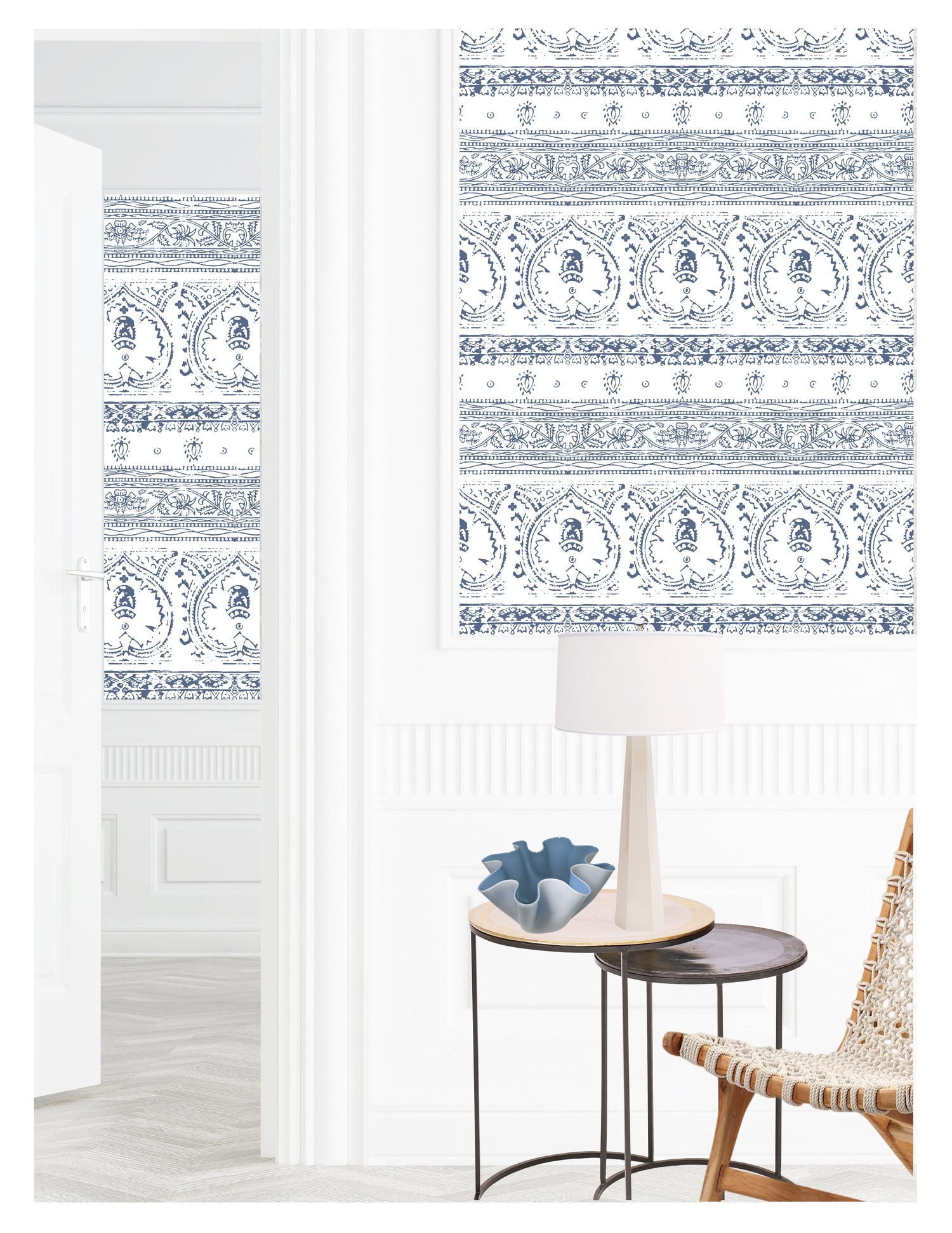 Agra Indy Peel and Stick Wallpaper, Double Roll, 34" x 288", 48 sq ft