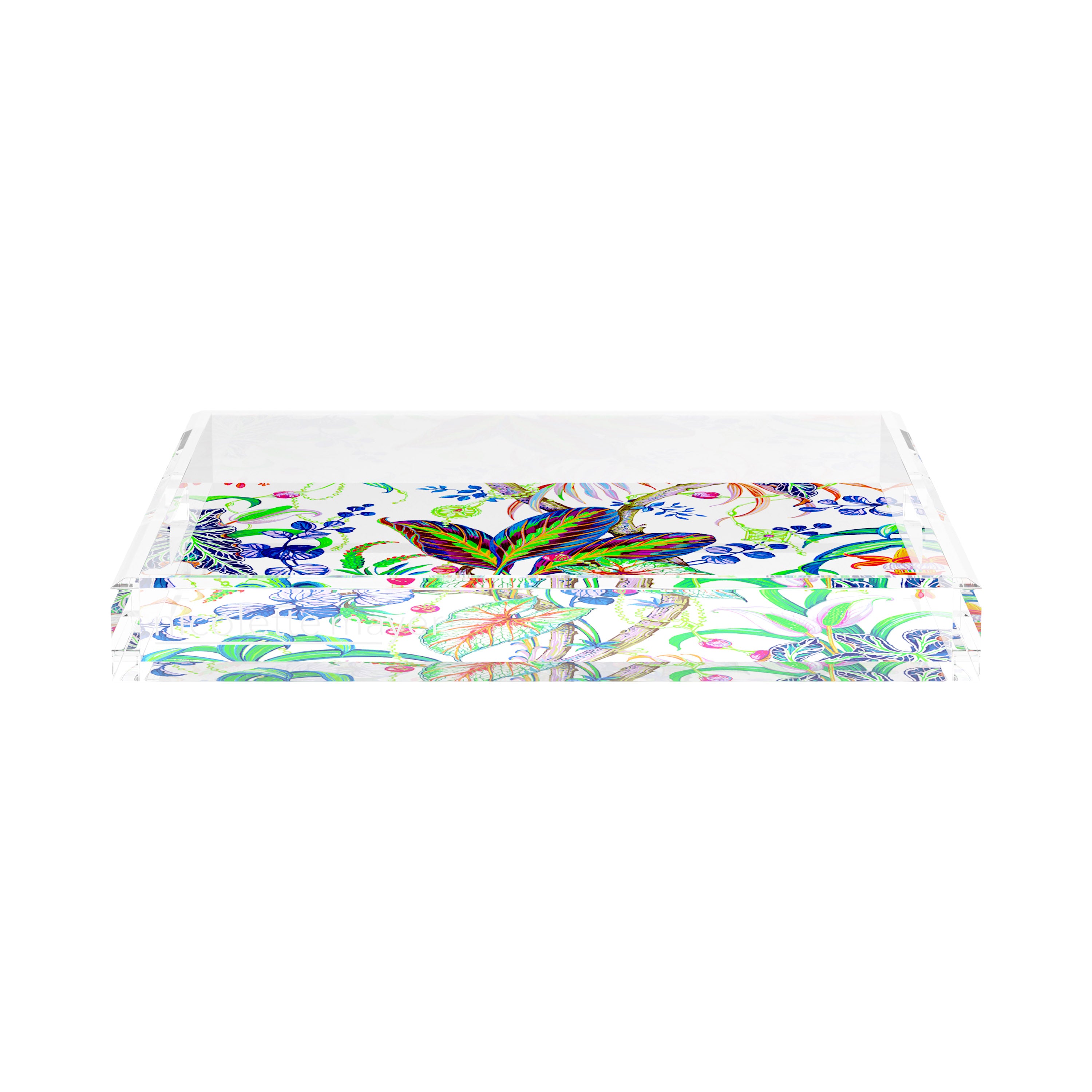 Amazonia Classic 15X15 Acrylic Tray - nicolettemayer.com