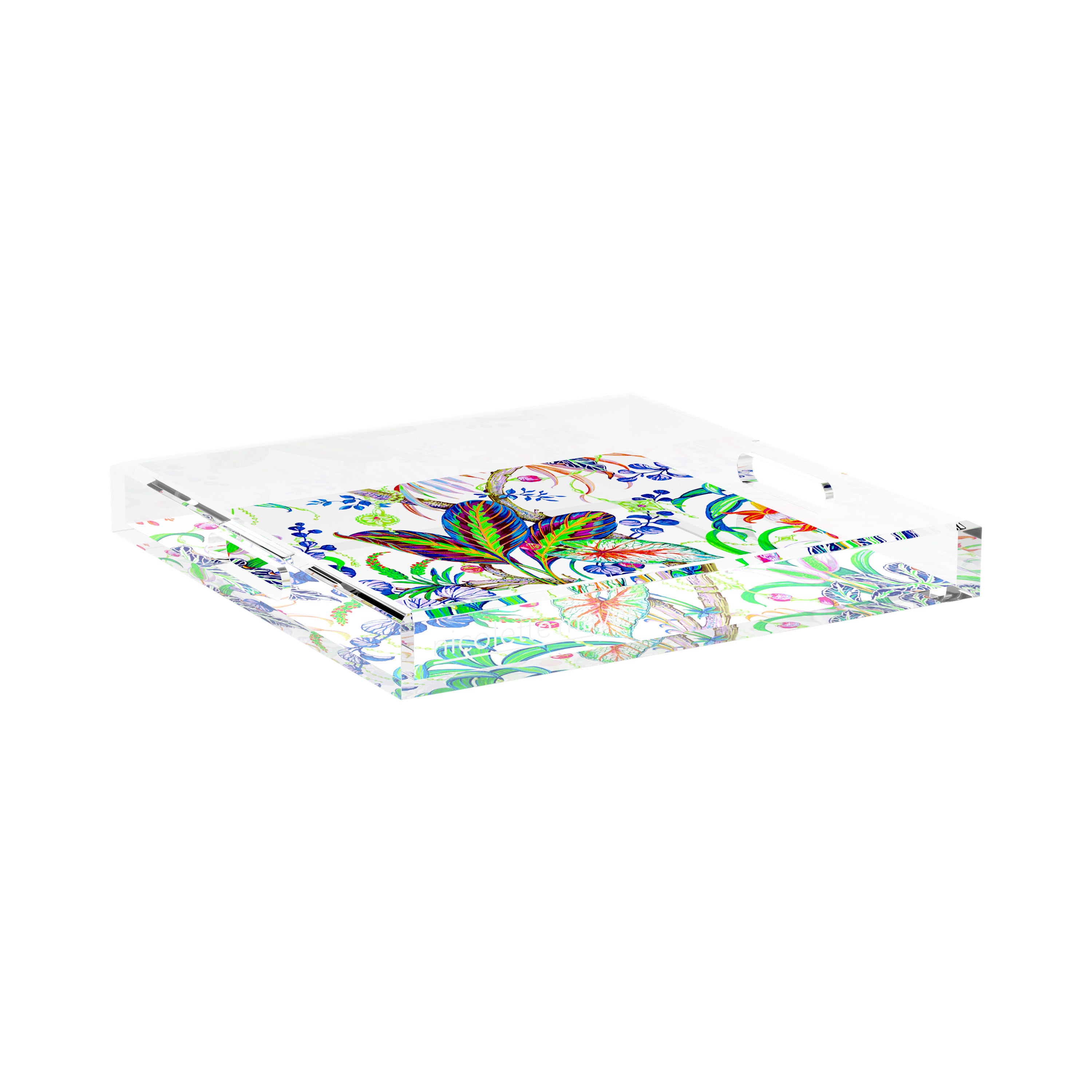 Amazonia Classic 15X15 Acrylic Tray - nicolettemayer.com