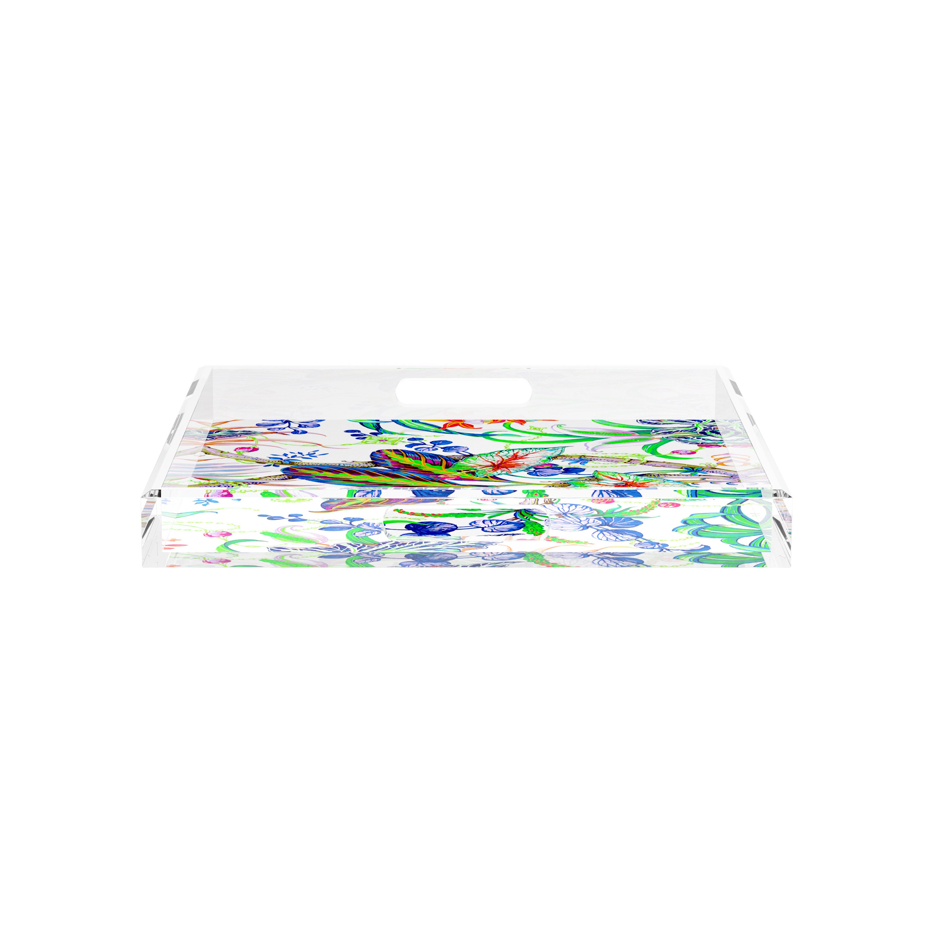 Amazonia Classic 15X15 Acrylic Tray - nicolettemayer.com