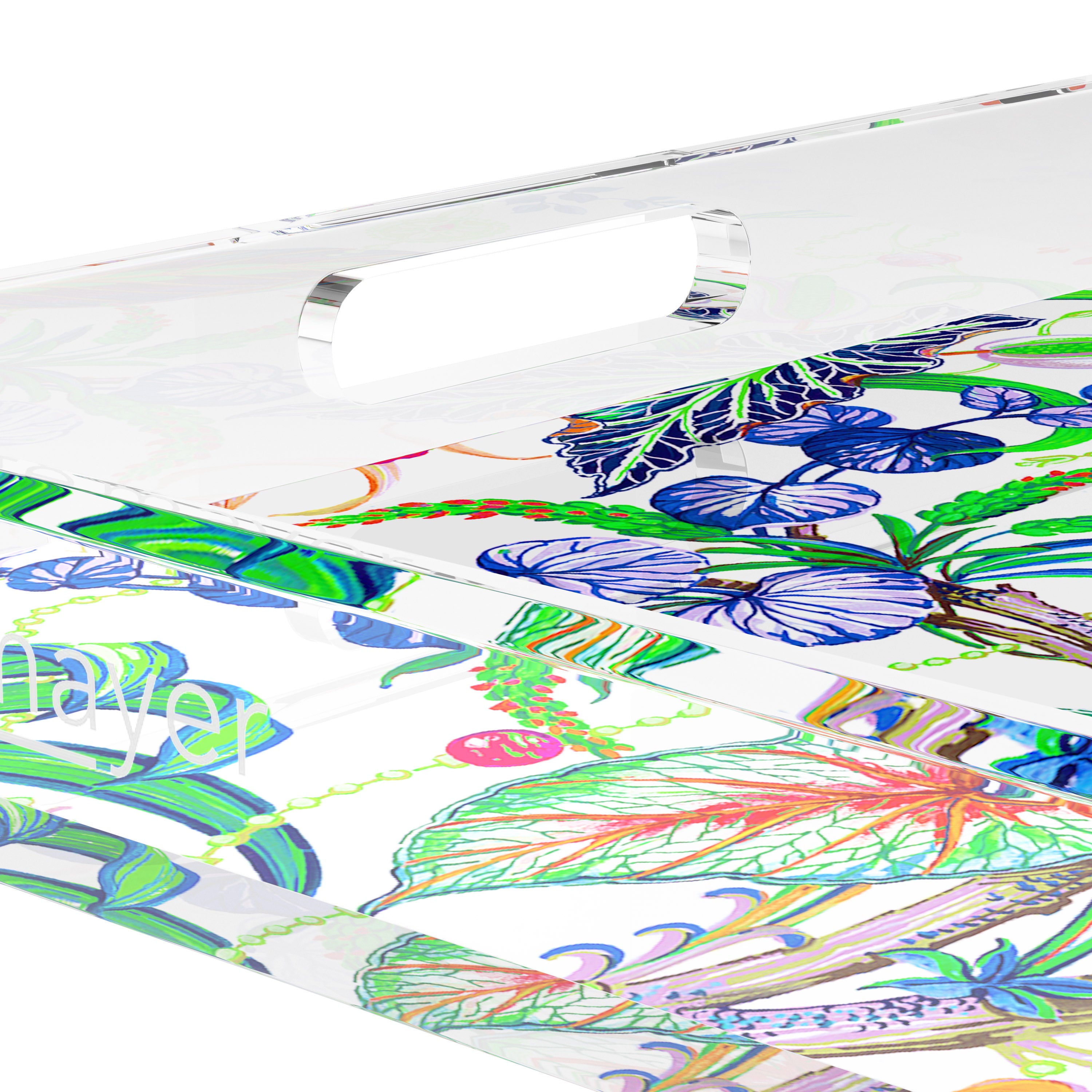 Amazonia Classic 15X15 Acrylic Tray - nicolettemayer.com