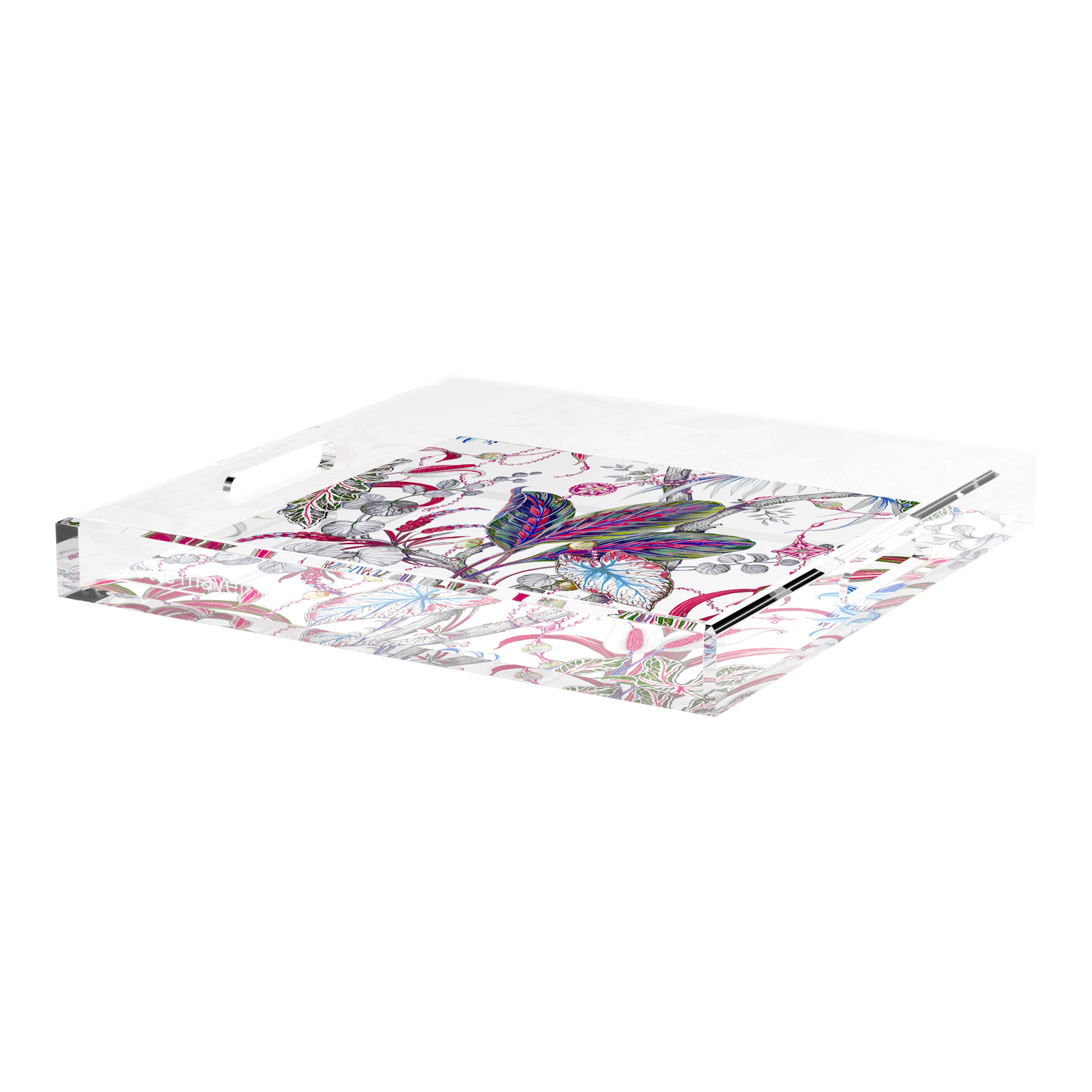 Amazonia Aurelia 18X18 Acrylic Tray - nicolettemayer.com