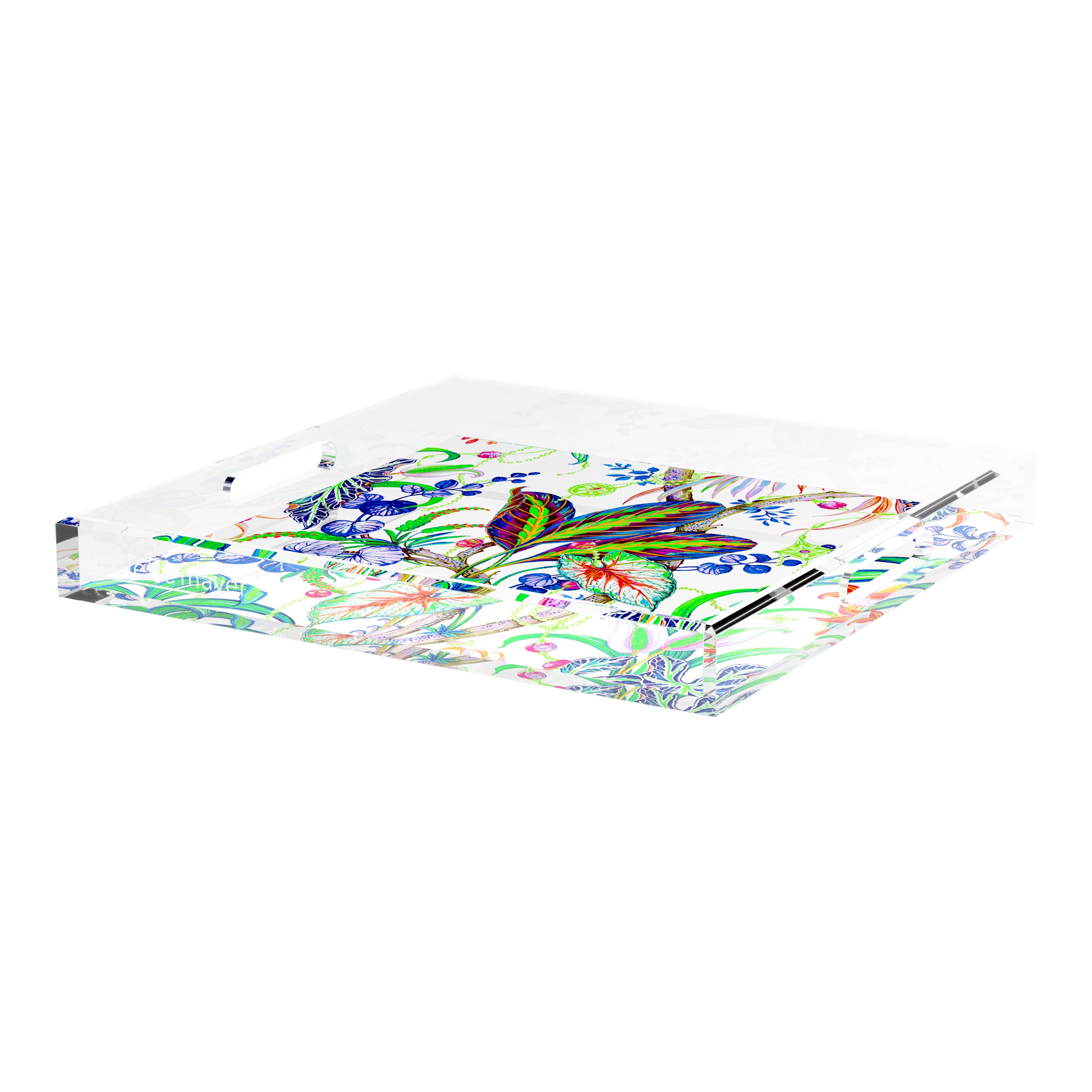 Amazonia Classic 18X18 Acrylic Tray - nicolettemayer.com