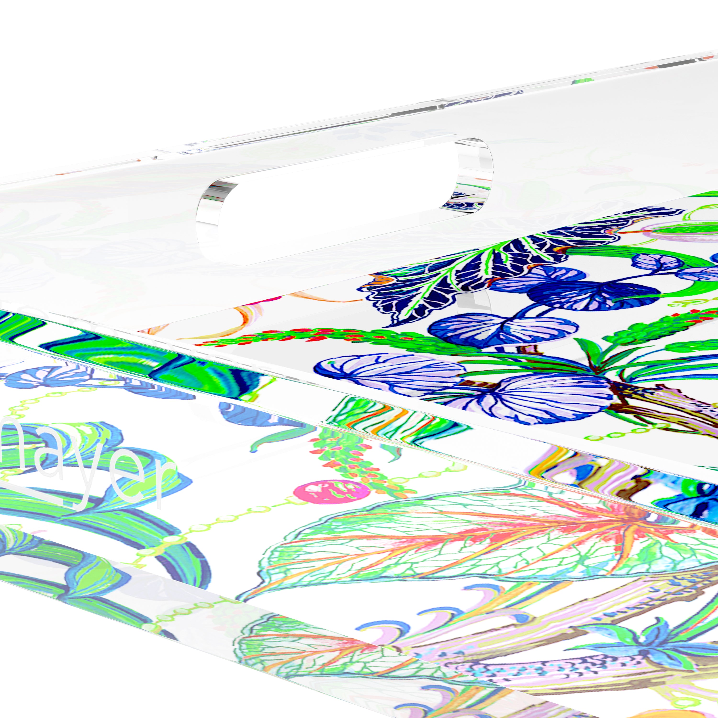 Amazonia Classic 18X18 Acrylic Tray - nicolettemayer.com