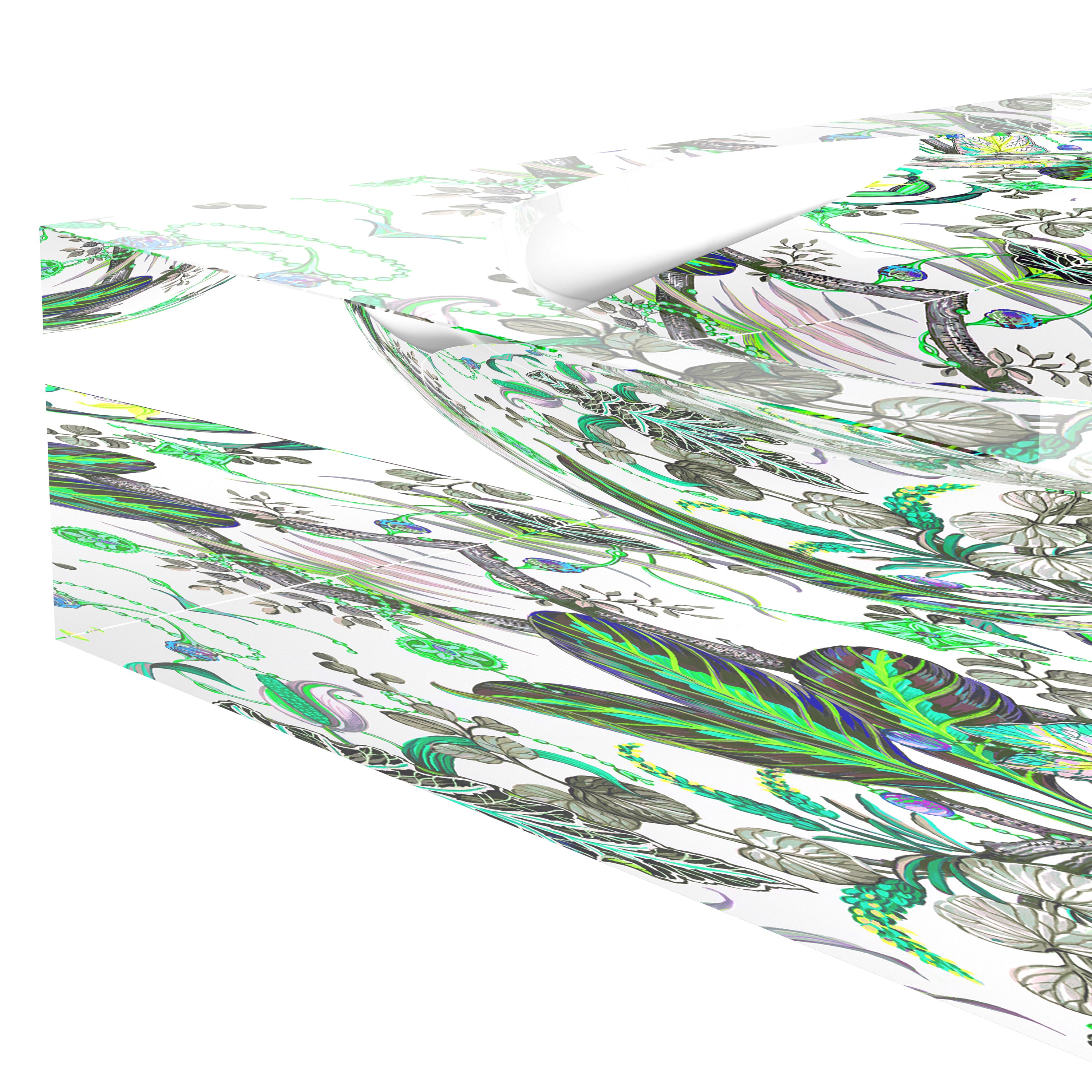 Récipient à bonbons en acrylique tourmaline Amazonia