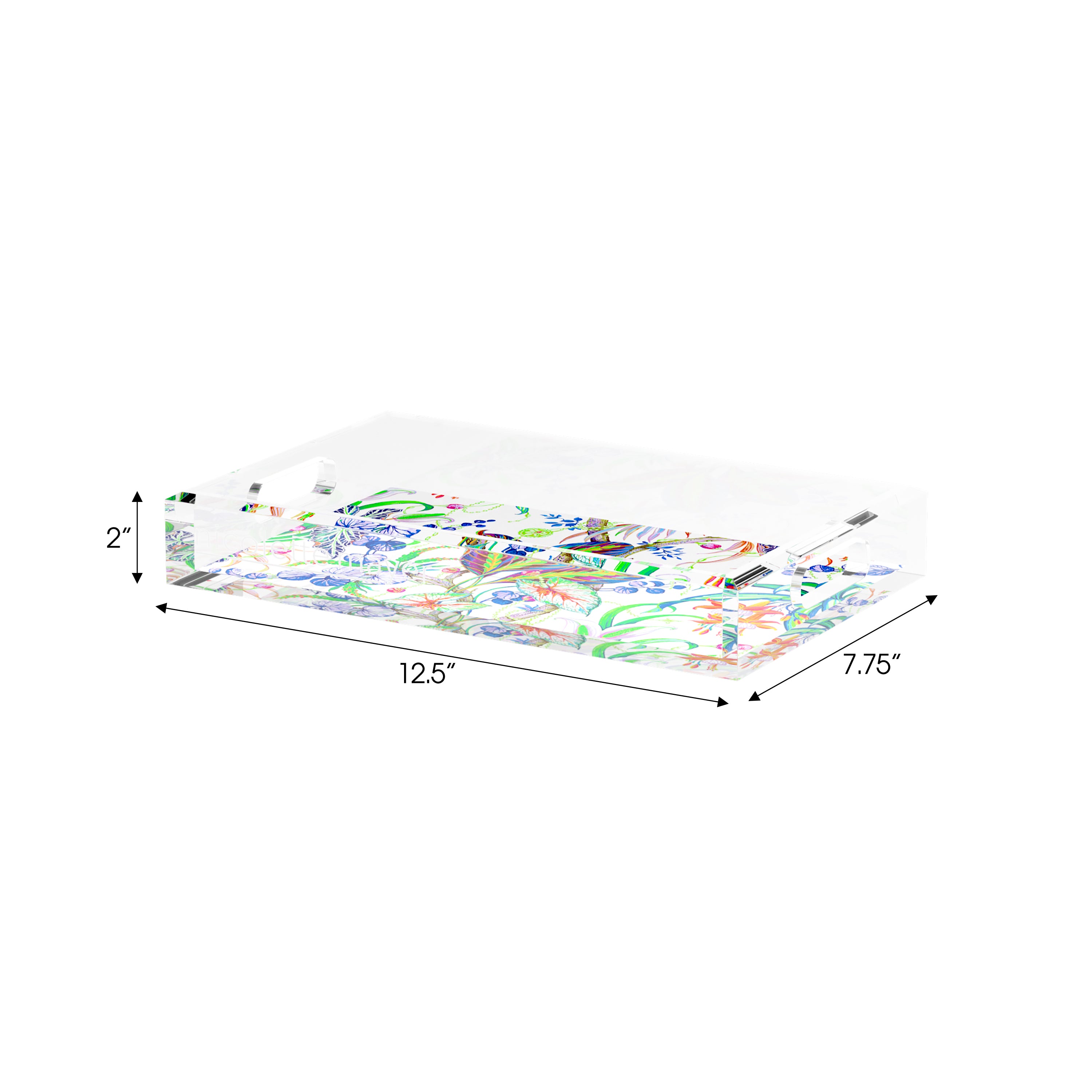 Amazonia Classic 12.5X7.75 Acrylic Tray - nicolettemayer.com