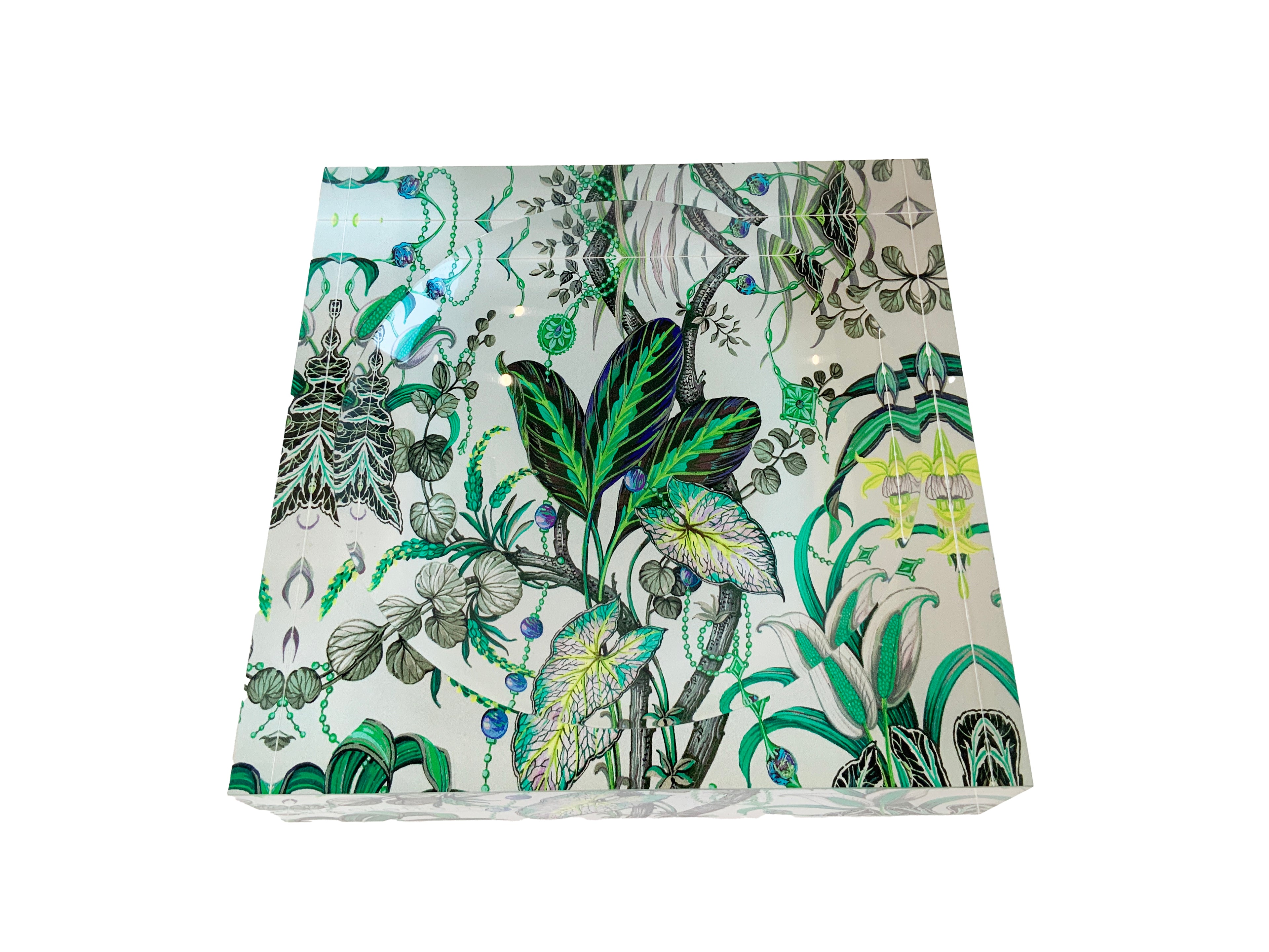 Amazonia Tourmaline Acrylic Candy Catchall Dish