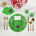 Asscher Acid Green 16" Round Pebble Placemats, Set of 4 - nicolettemayer.com