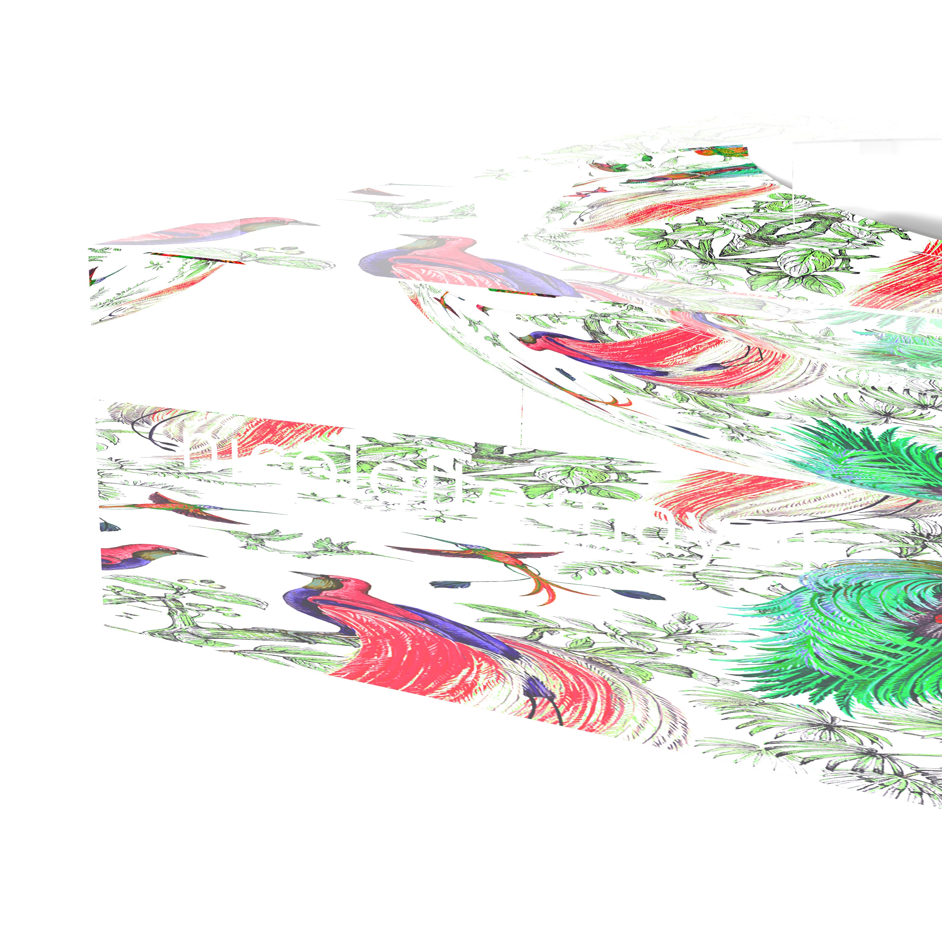 Audubon Exotica Green Persimmon Acrylic Candy Catchall Dish