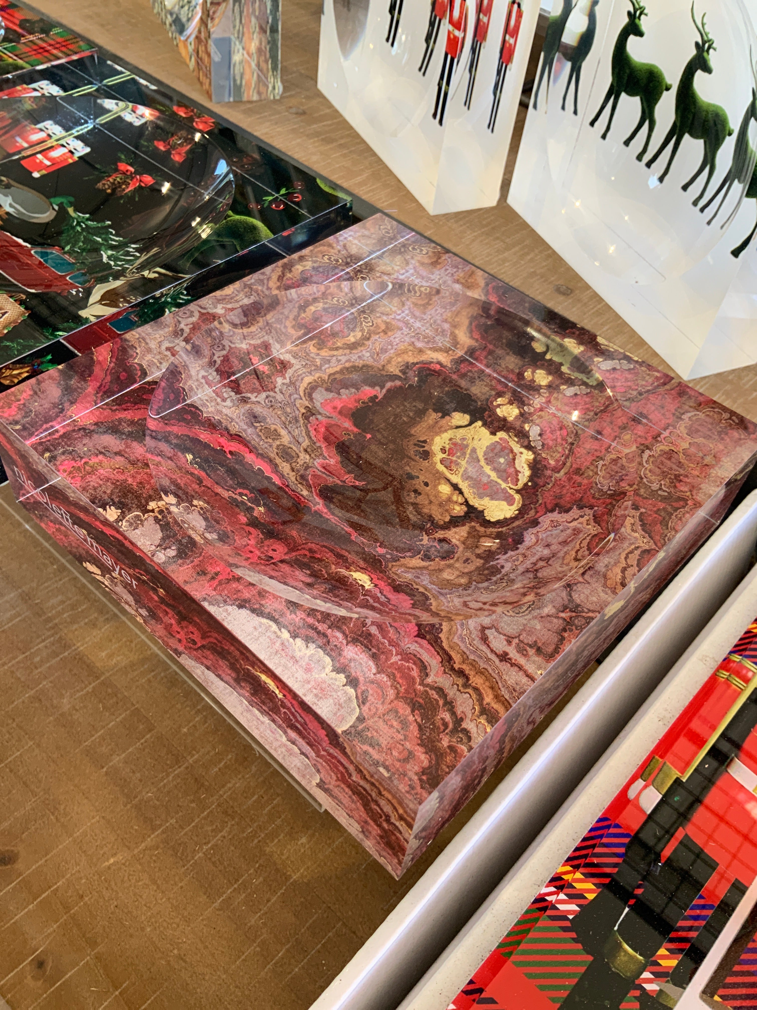 Agate Roccocco Acrylic Candy Catchall Dish