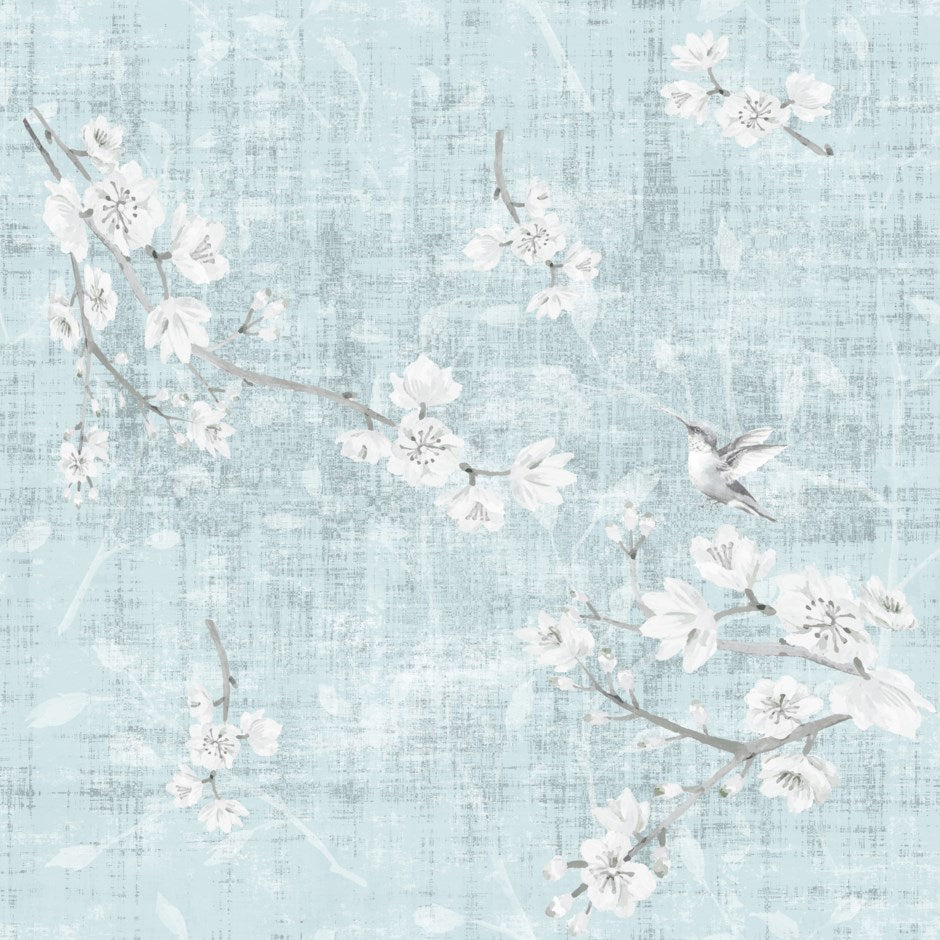 Blossom Fantasia Sky – 36x36" Modern Acrylic Wall Art - nicolettemayer.com