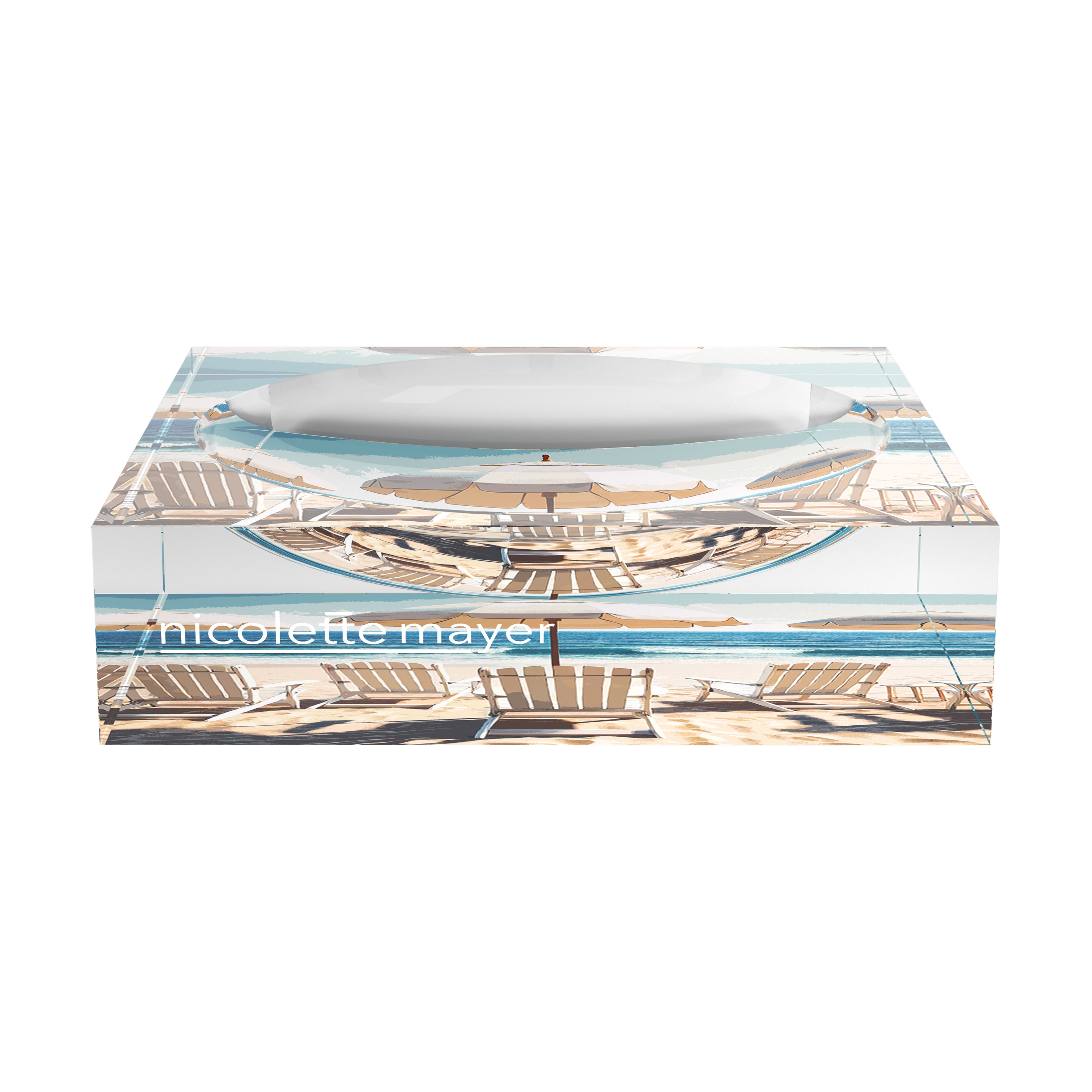 Beach Perfection Acrylic Candy Catchall Dish