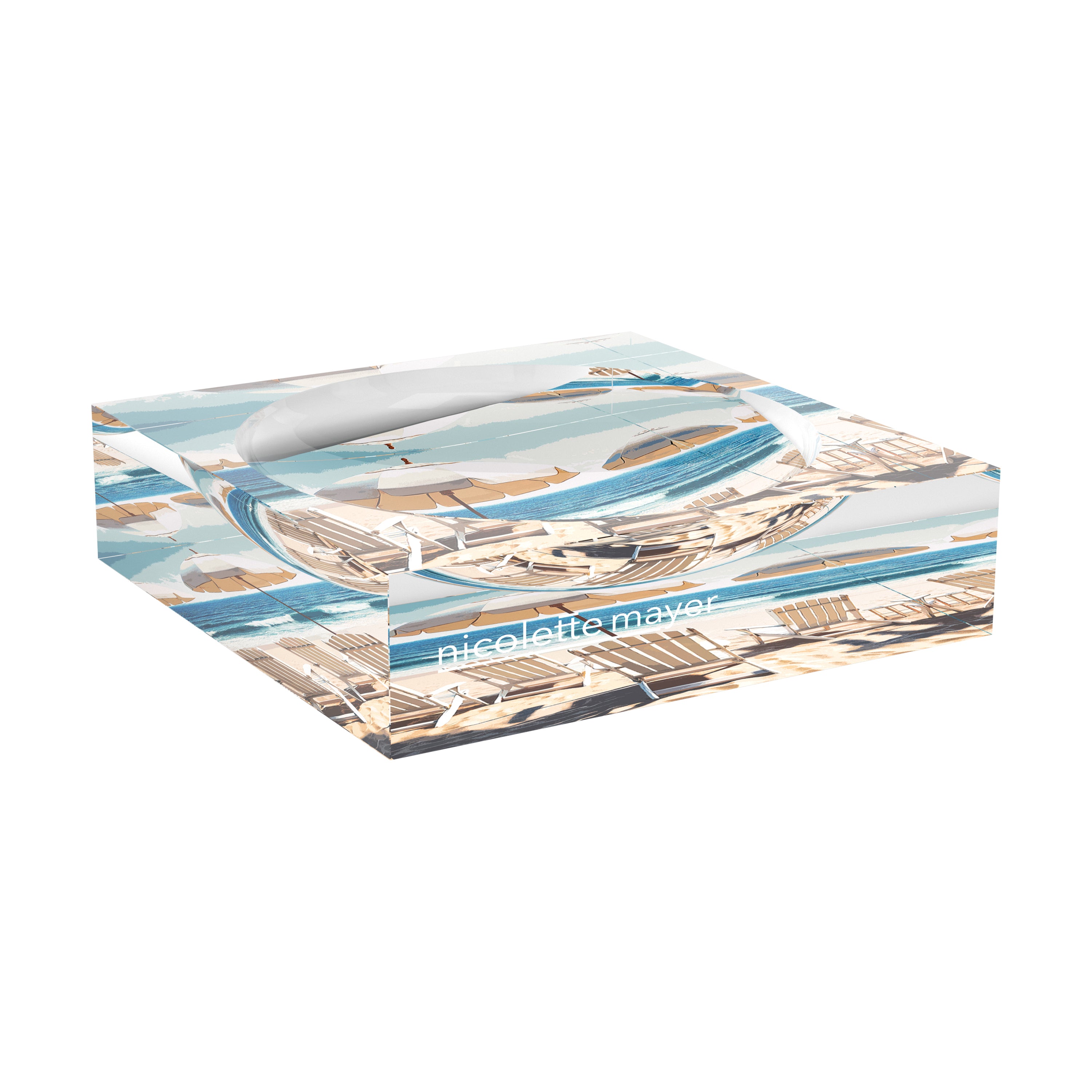 Beach Perfection Acrylic Candy Catchall Dish