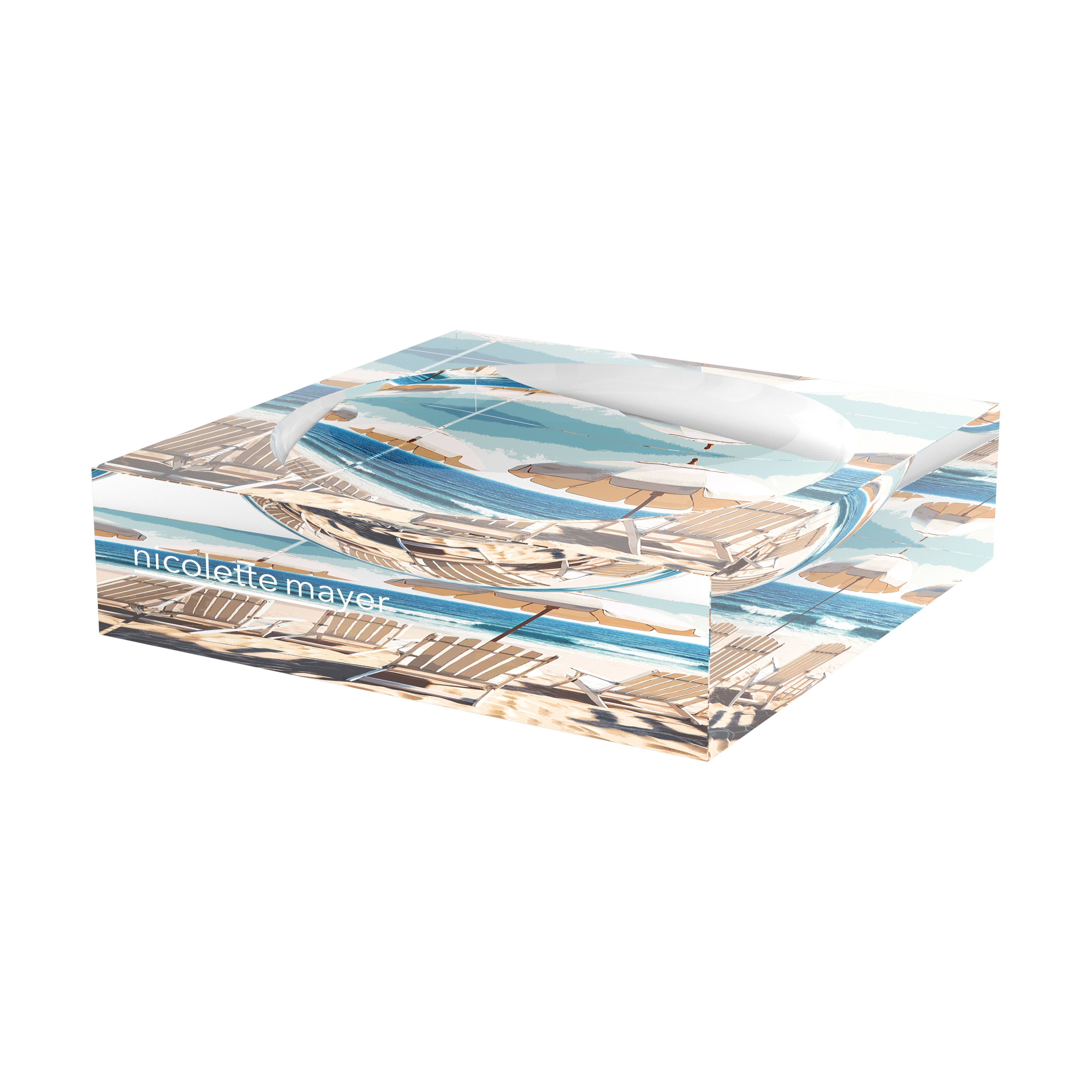 Beach Perfection Acrylic Candy Catchall Dish