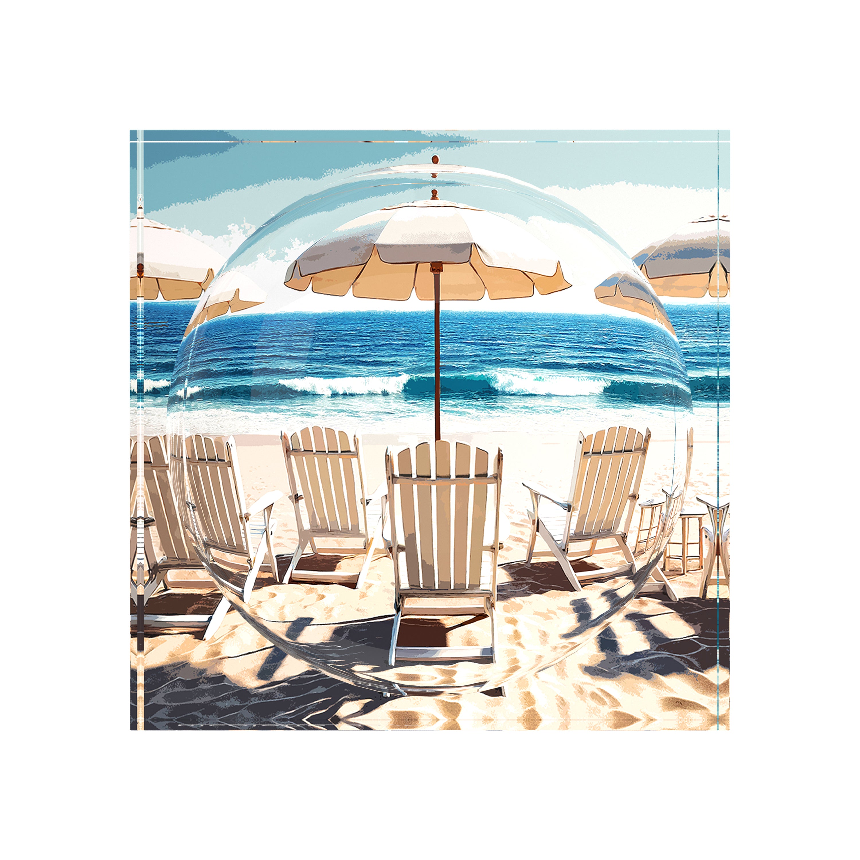 Beach Perfection Acrylic Candy Catchall Dish
