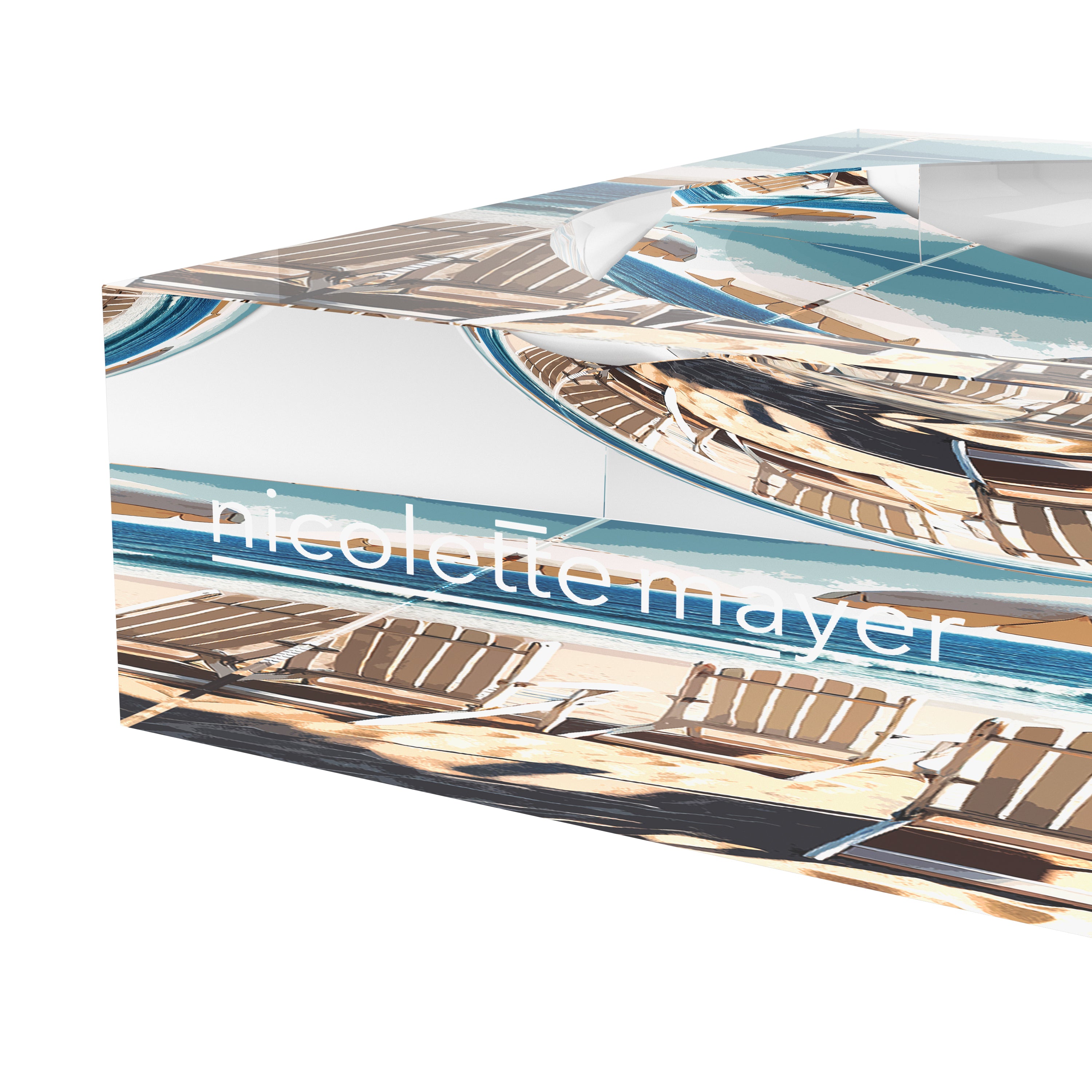 Beach Perfection Acrylic Candy Catchall Dish