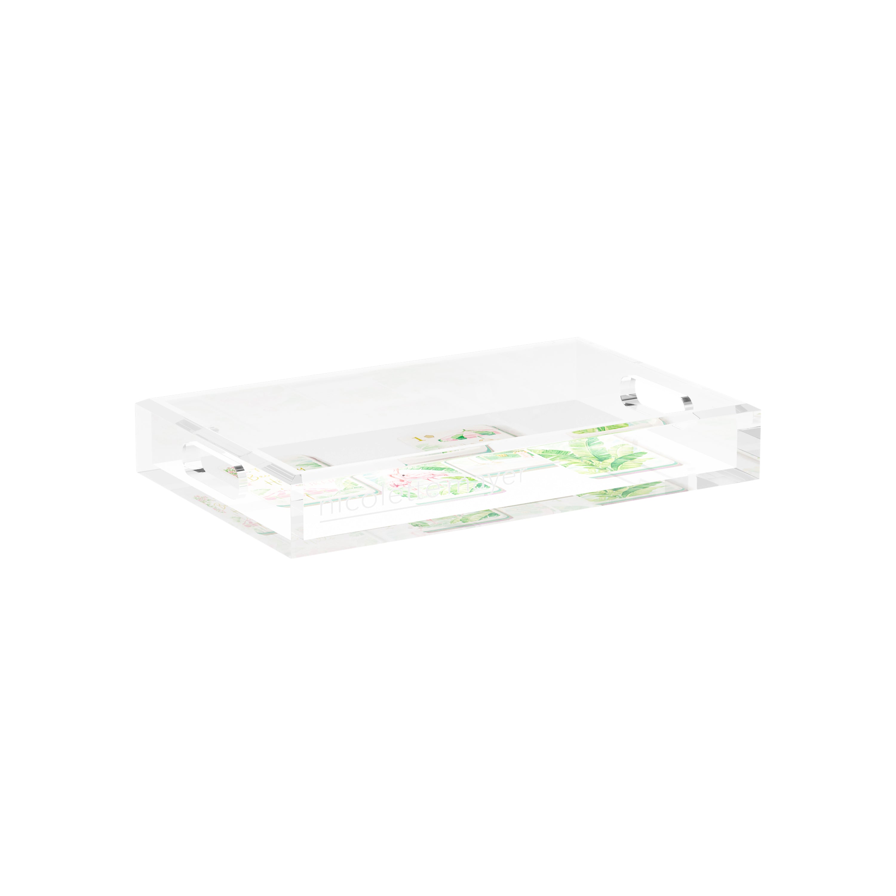 Mahjong Beverly Hills Mahj 12.5x7.75 Acrylic Tray - nicolettemayer.com