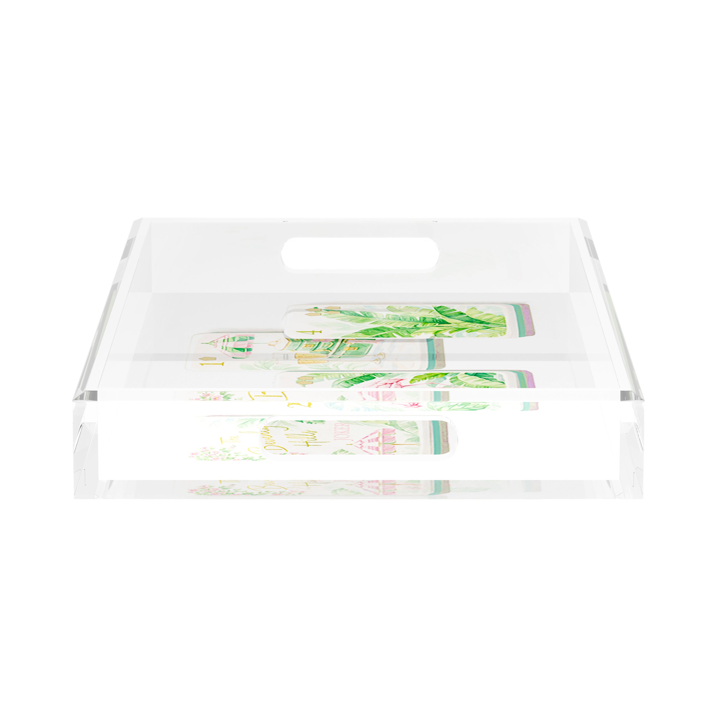Mahjong Beverly Hills Mahj 17X10.5 Acrylic Tray - nicolettemayer.com