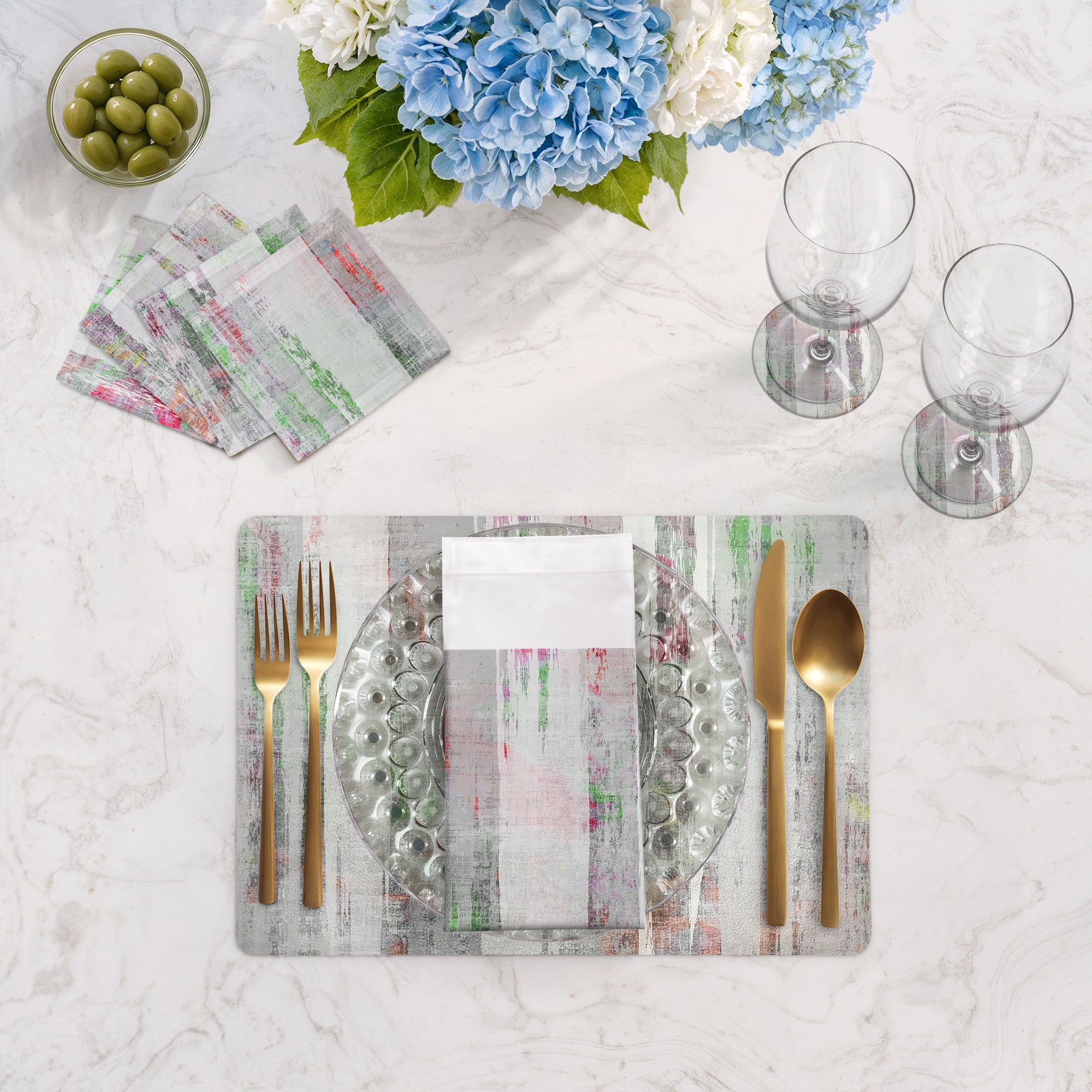 BIRCH HOLIDAY 17.5 RECTANGLE PEBBLE PLACEMAT, SET OF 4 - nicolettemayer.com