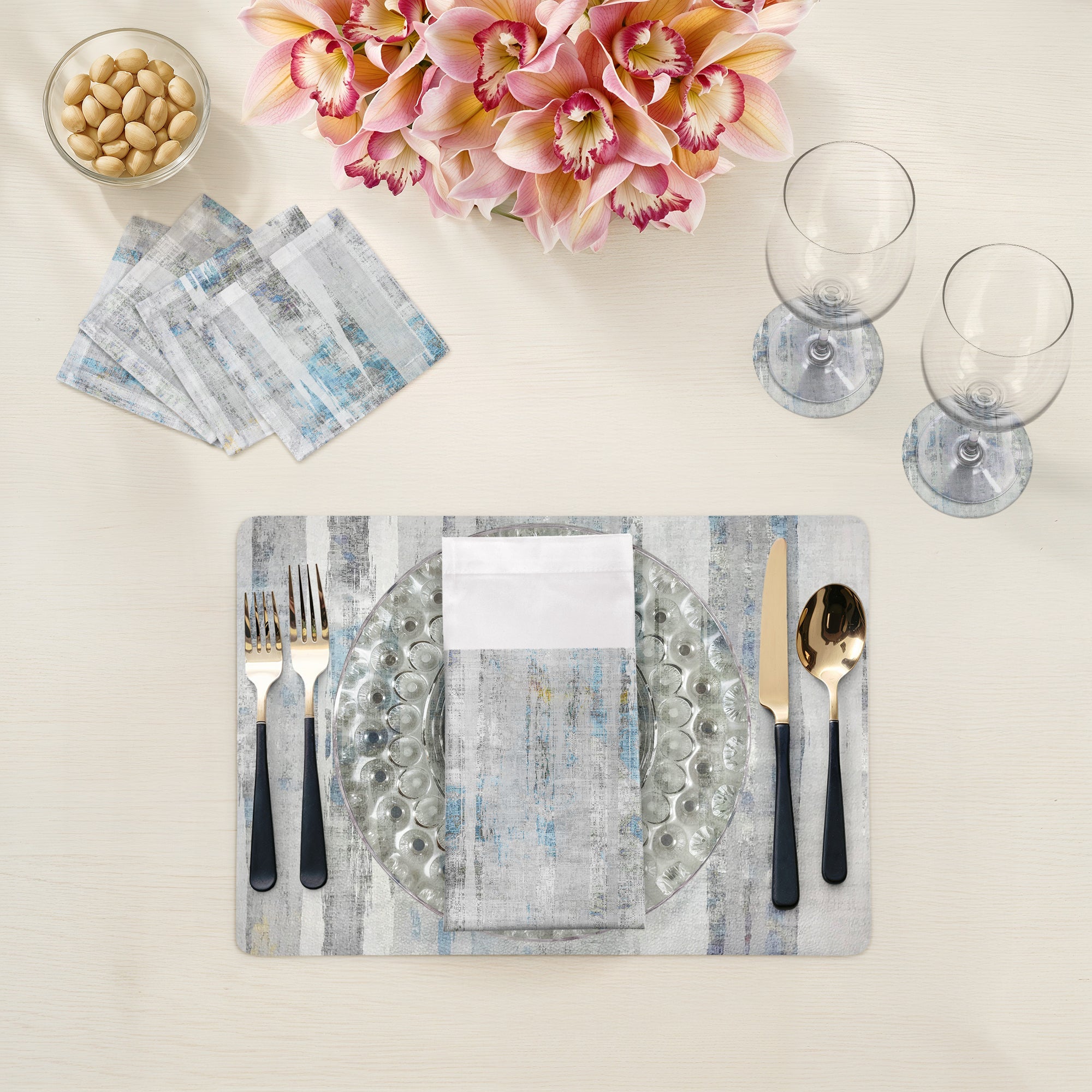 BIRCH OPULENCE 17.5 RECTANGLE PEBBLE PLACEMAT, SET OF 4 - nicolettemayer.com