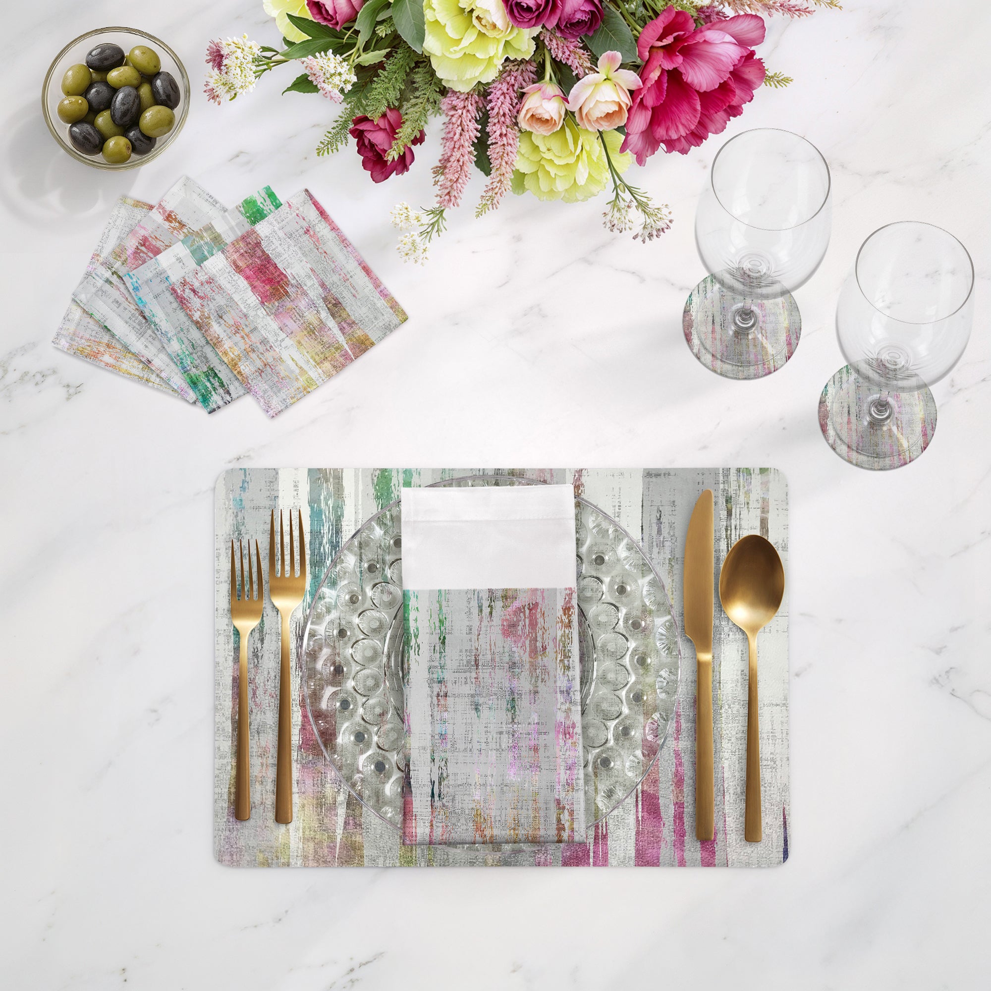 BIRCH RICHESSE 17.5 RECTANGLE PEBBLE PLACEMAT, SET OF 4 - nicolettemayer.com