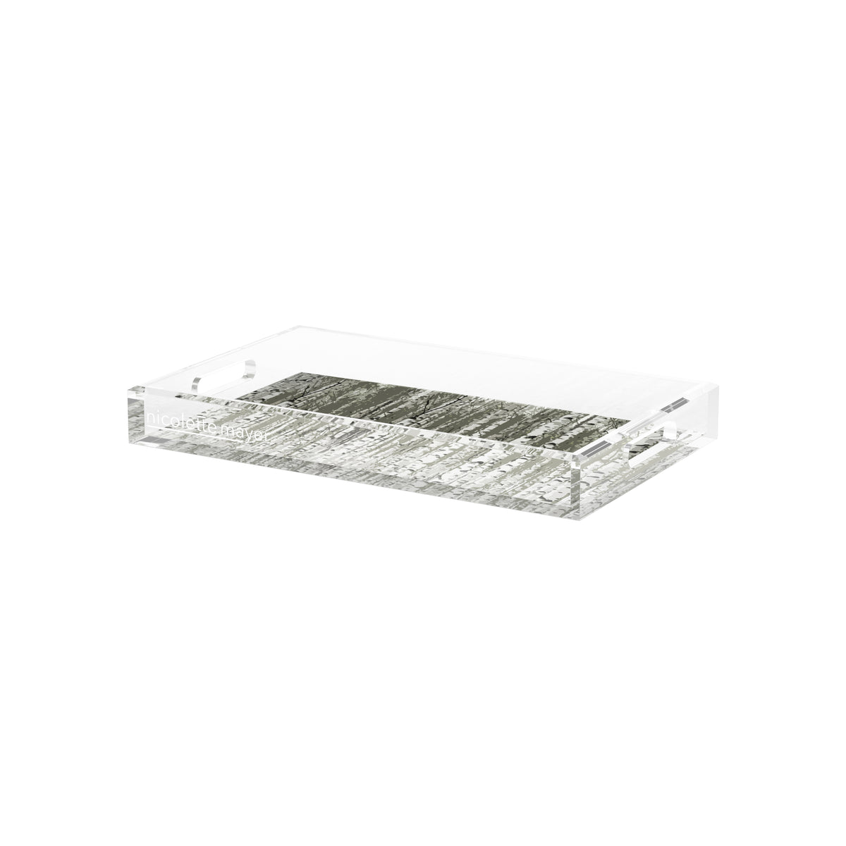 Birch Fawn Acrylic Decorative Tray, 12.5 x 7.75 in. by Nicolette Mayer