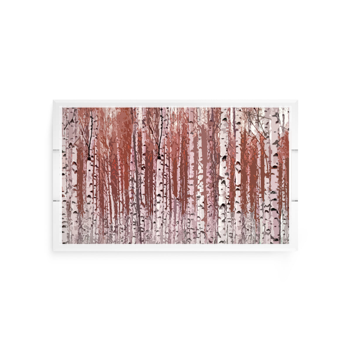 Birch Garnet Acrylic Decorative Tray, 12.5 x 7.75 in. by Nicolette Mayer