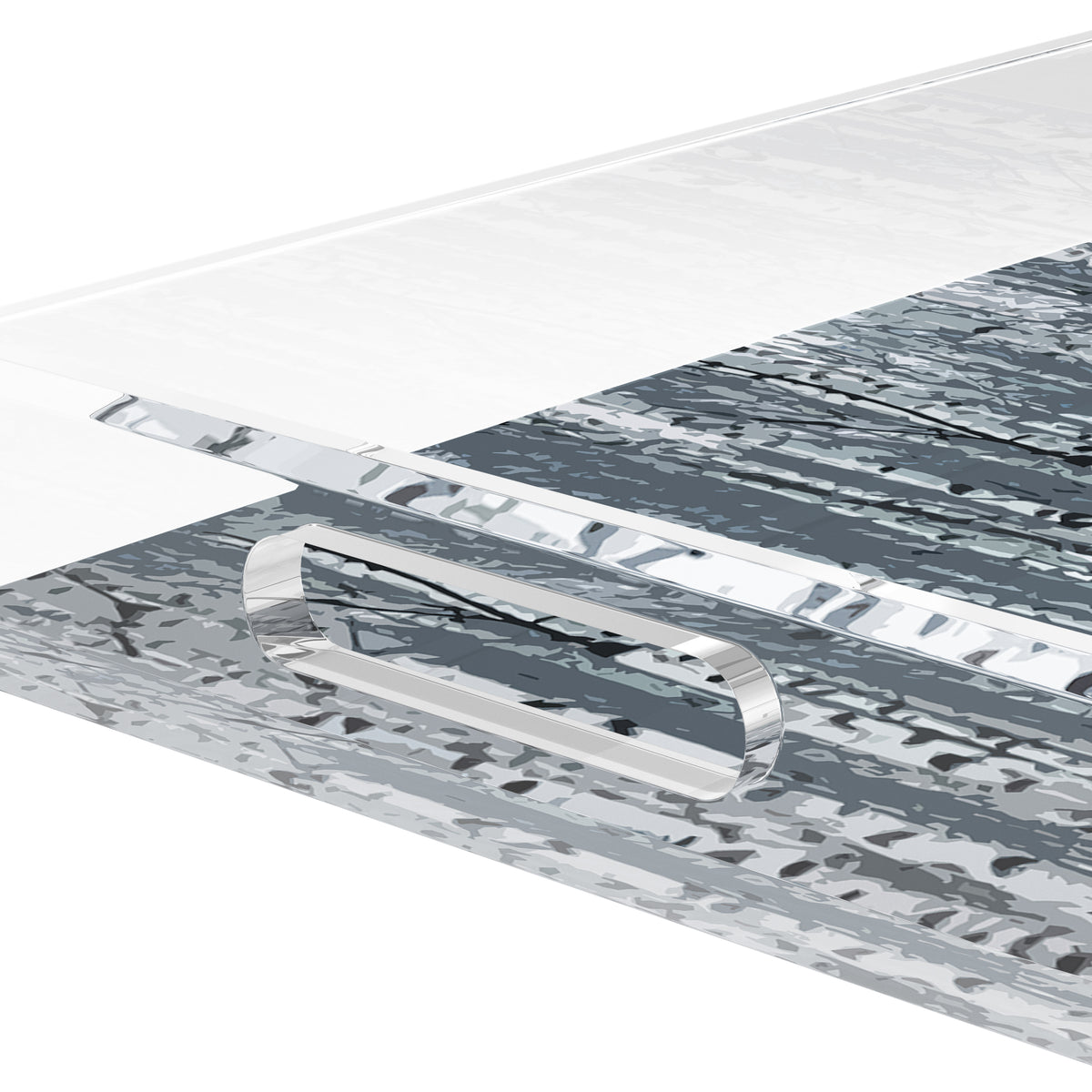 Birch Indigo Acrylic Decorative Tray, 12.5 x 7.75 in. by Nicolette Mayer