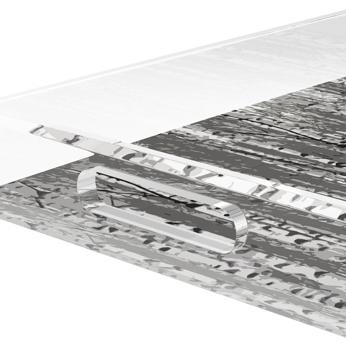 Birch Neutral Acrylic Decorative Tray, 12.5 x 7.75 in. by Nicolette Mayer