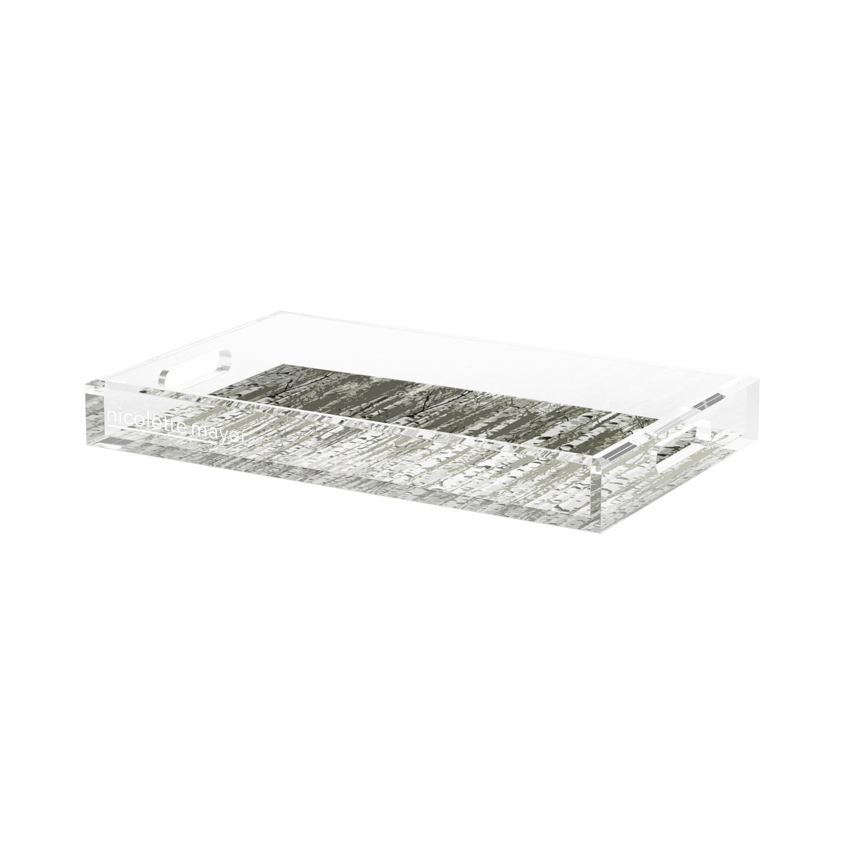 Birch Fawn Acrylic Decorative Tray, 17 x 10.5 in. by Nicolette Mayer