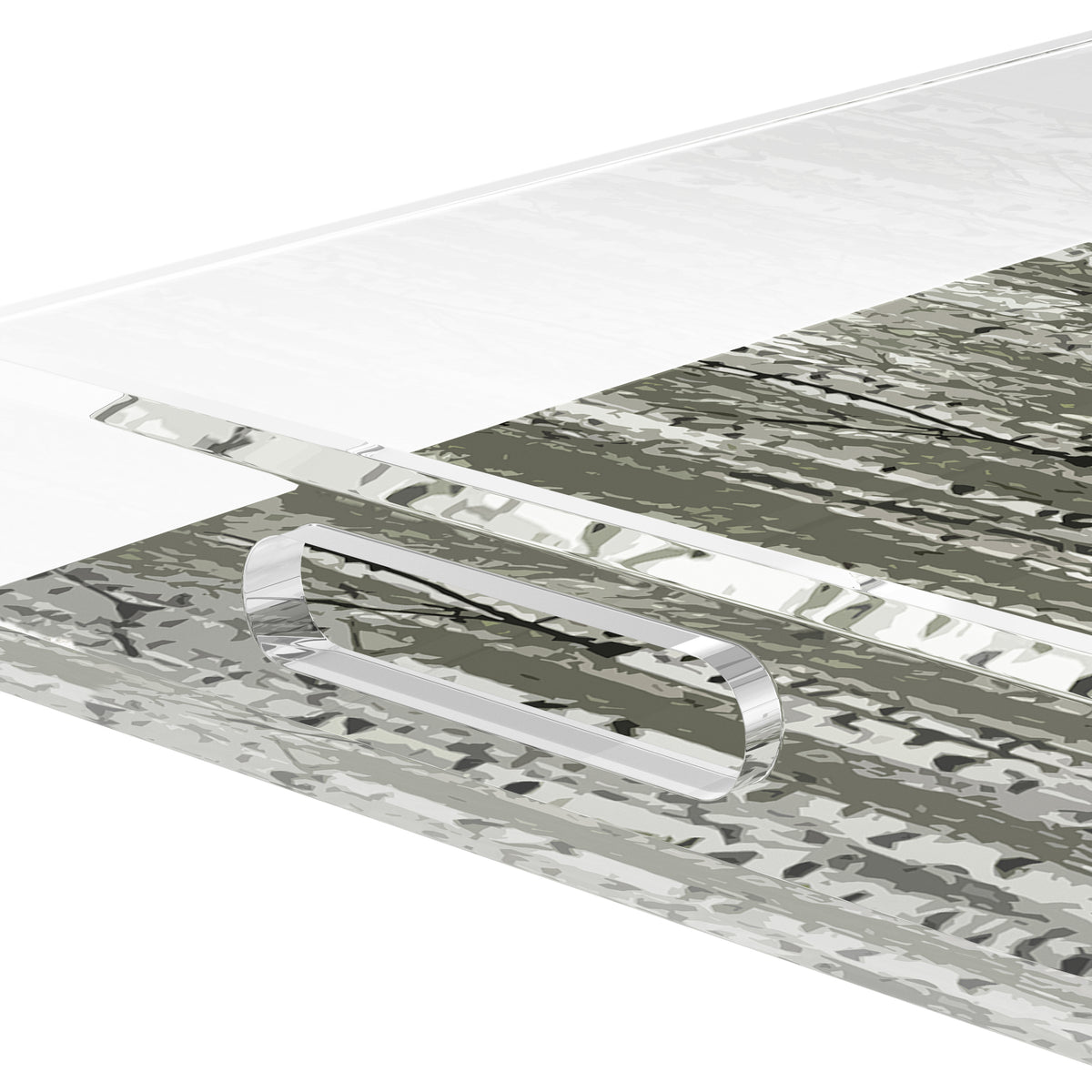 Birch Fawn Acrylic Decorative Tray, 17 x 10.5 in. by Nicolette Mayer