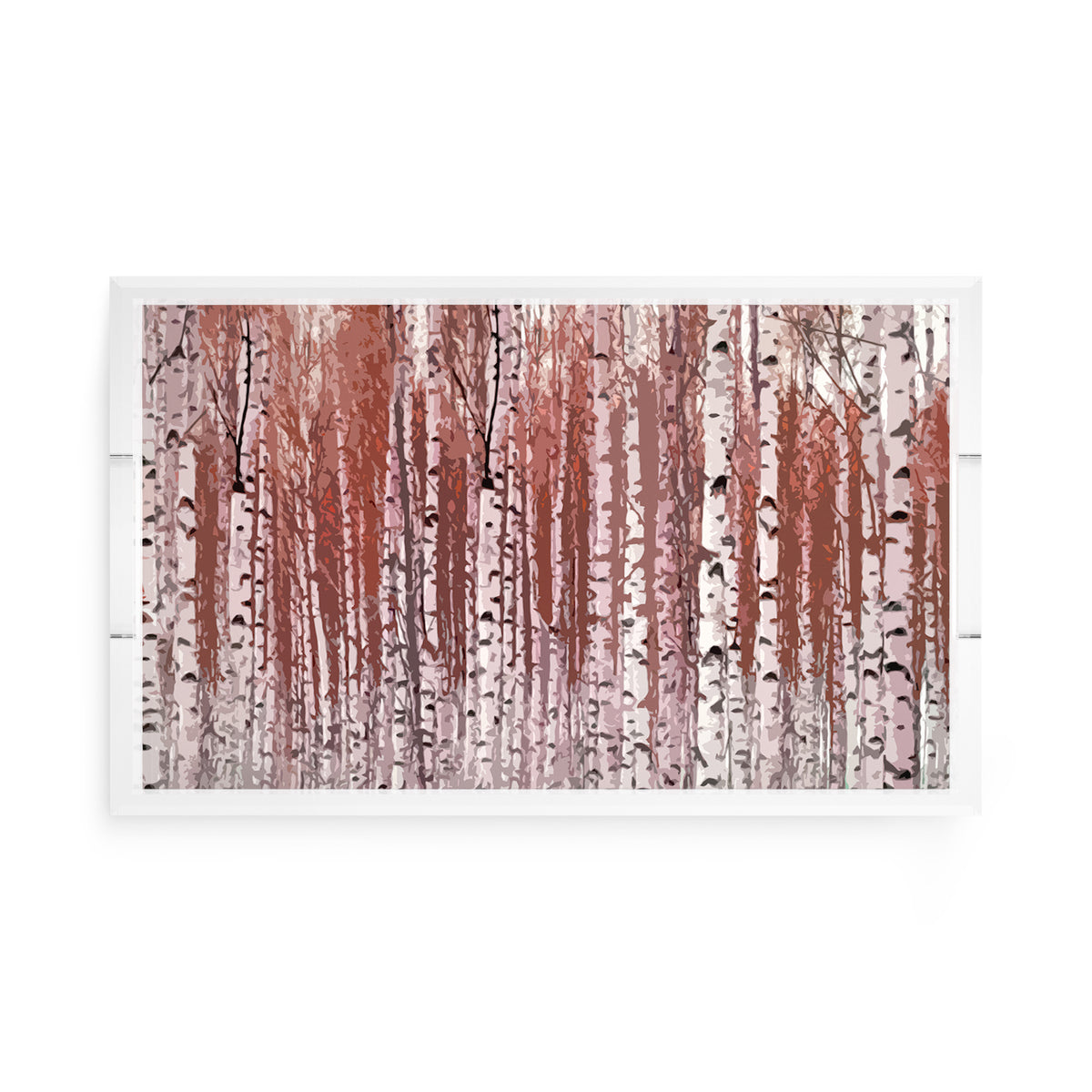 Birch Garnet Acrylic Decorative Tray, 17 x 10.5 in. by Nicolette Mayer