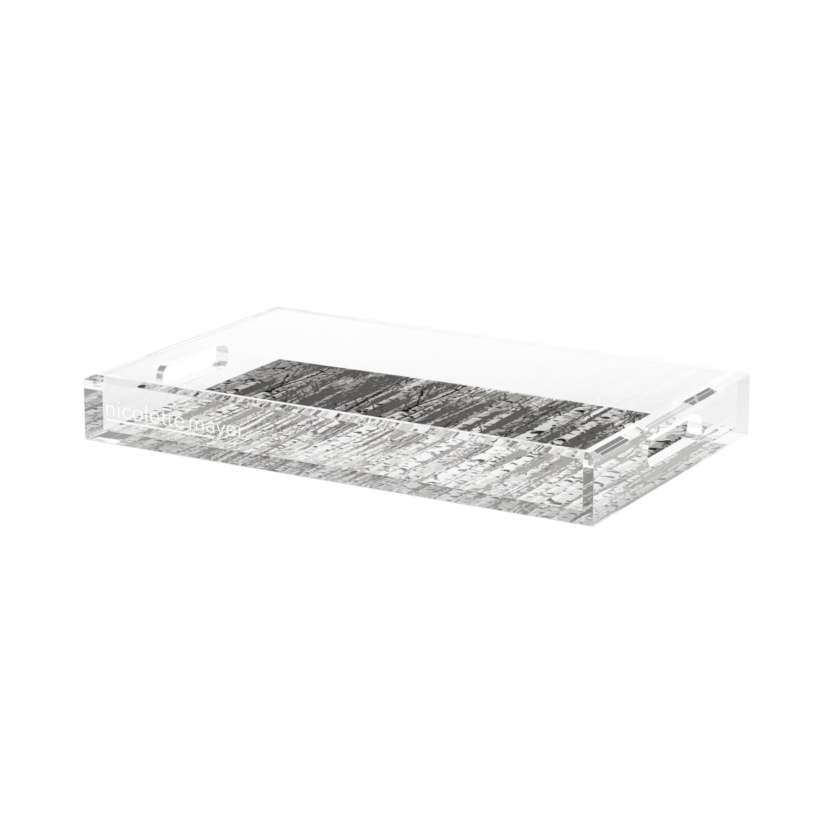 Birch Neutral Acrylic Decorative Tray, 17 x 10.5 in. by Nicolette Mayer
