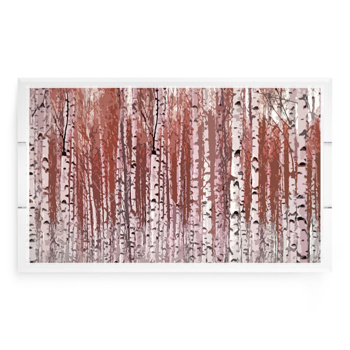 Birch Garnet Acrylic Decorative Tray, 22.5 x 14.5 in. by Nicolette Mayer