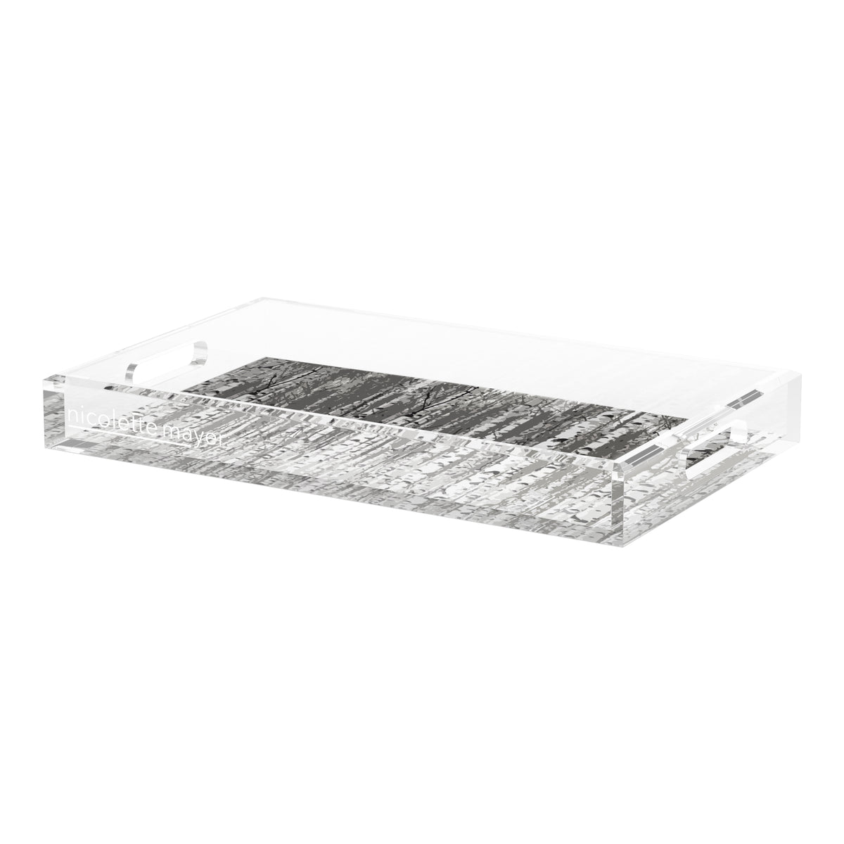 Birch Neutral Acrylic Decorative Tray, 22.5 x 14.5 in. by Nicolette Mayer