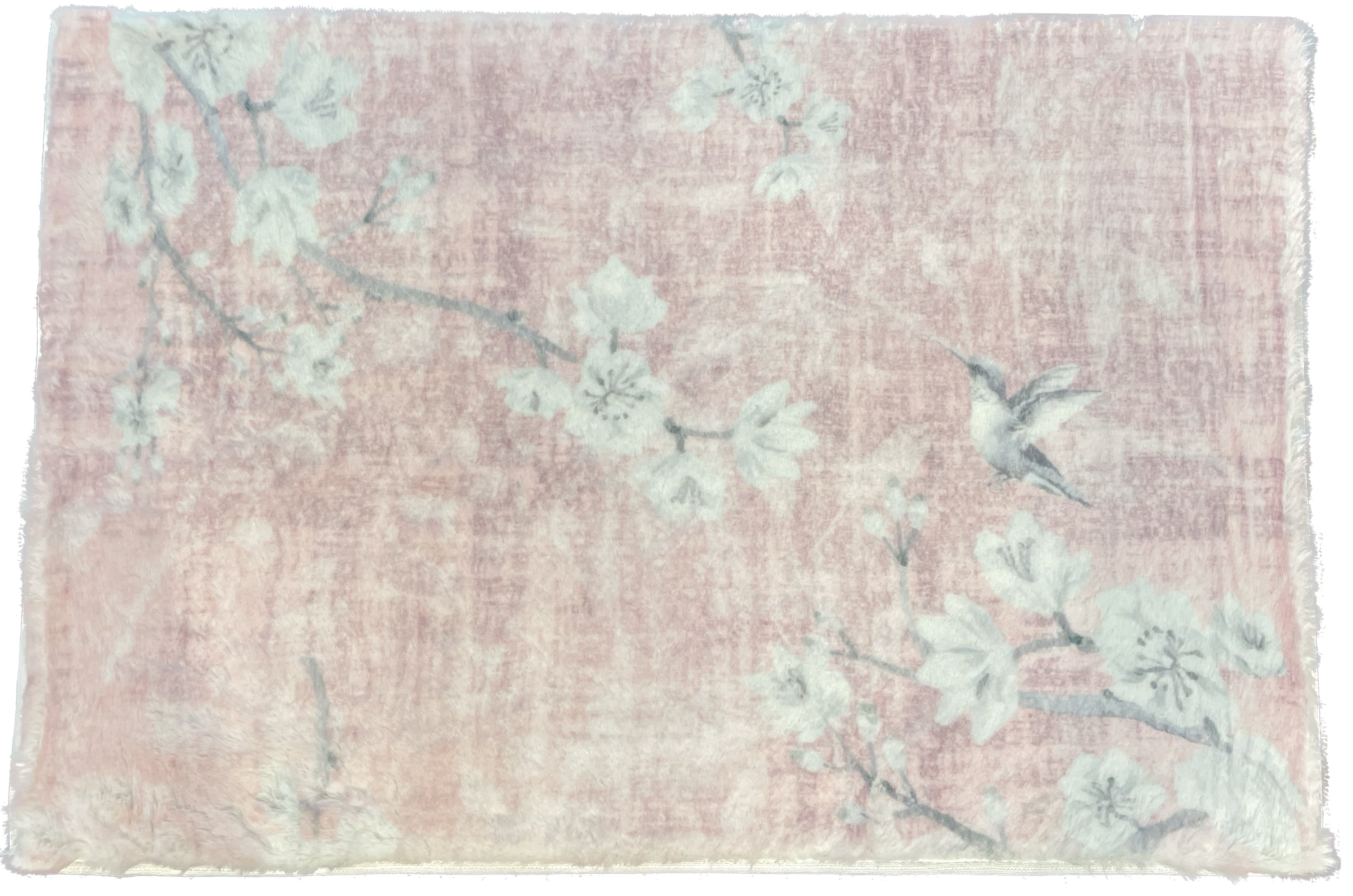 Blossom Fantasia Soft Pink Rectangle Cloud Washables Rug